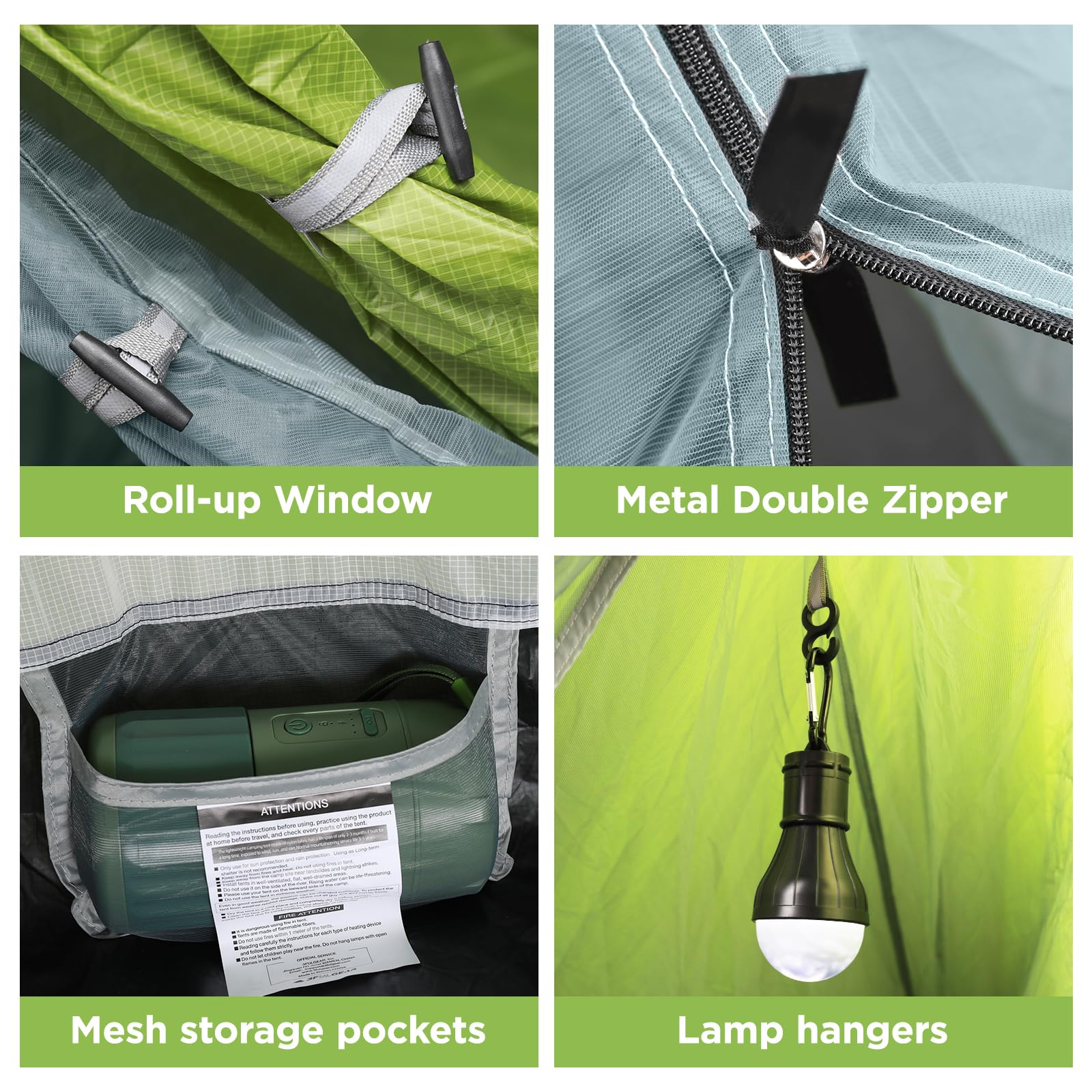 New lanshan Outdoor Ultralight Camping Tent Lightweight Tent,2 Person Backpacking Tent Lightweight Mesh Shelter-Perfect for Camping,Backpacking and Thru-Hikes