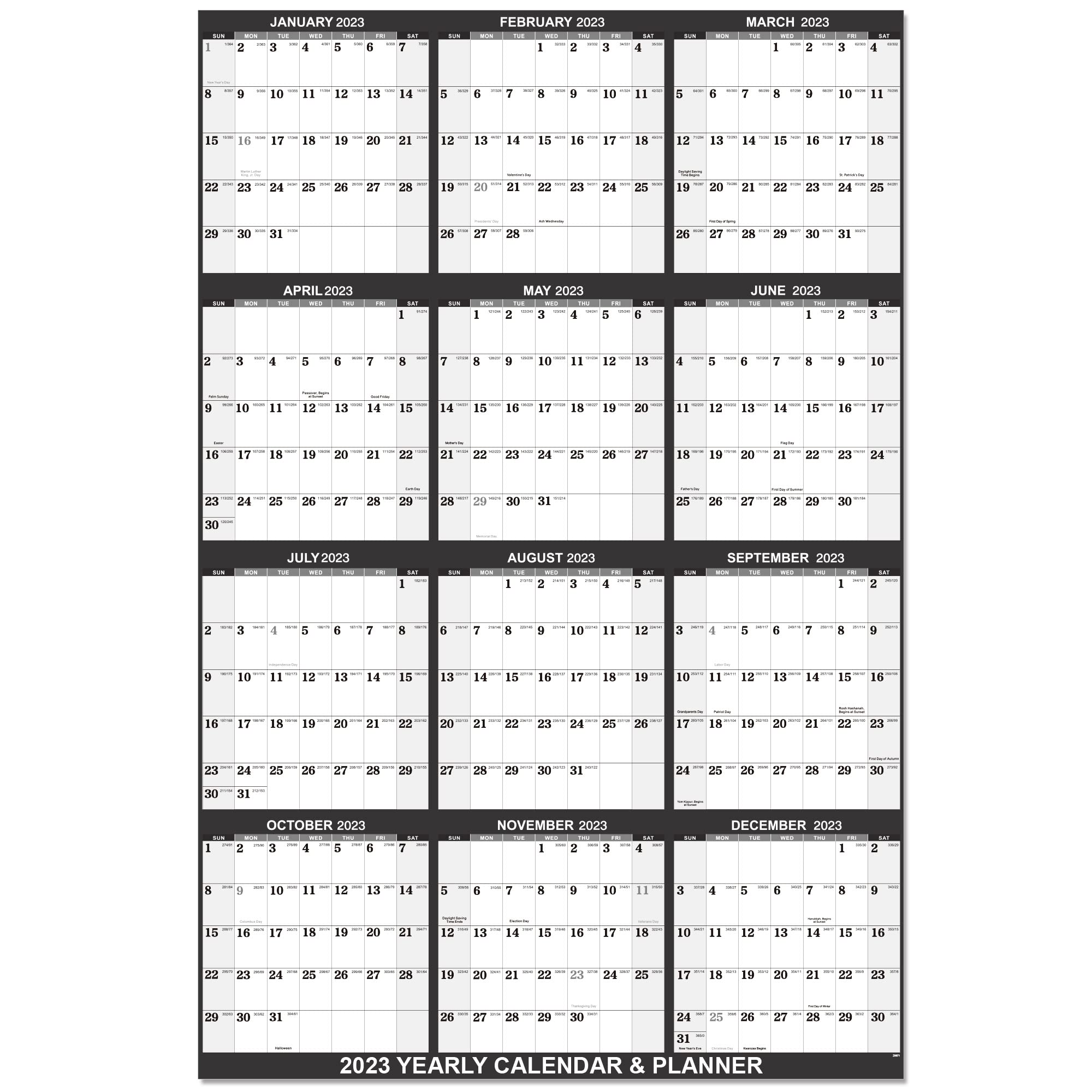 Buy 2024 Yearly Wall 2024 Wall , Yearly Wall 2024 with Julian Date