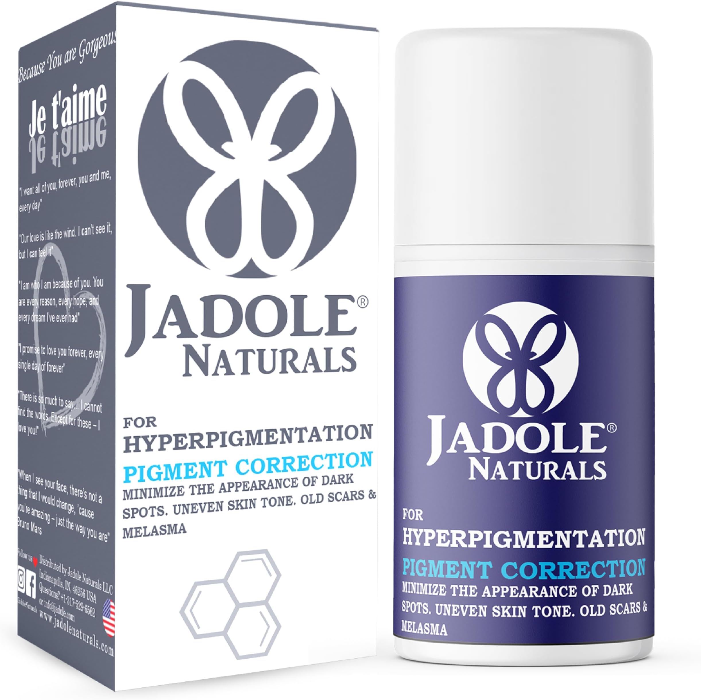 Hyperpigmentation 50ml | Brightening Pigment Correction Cream for Dark Spots, Uneven Skin Tone, Old Scars & Melasma | Formulated with 10 Advanced Ingredients for Daily Skincare