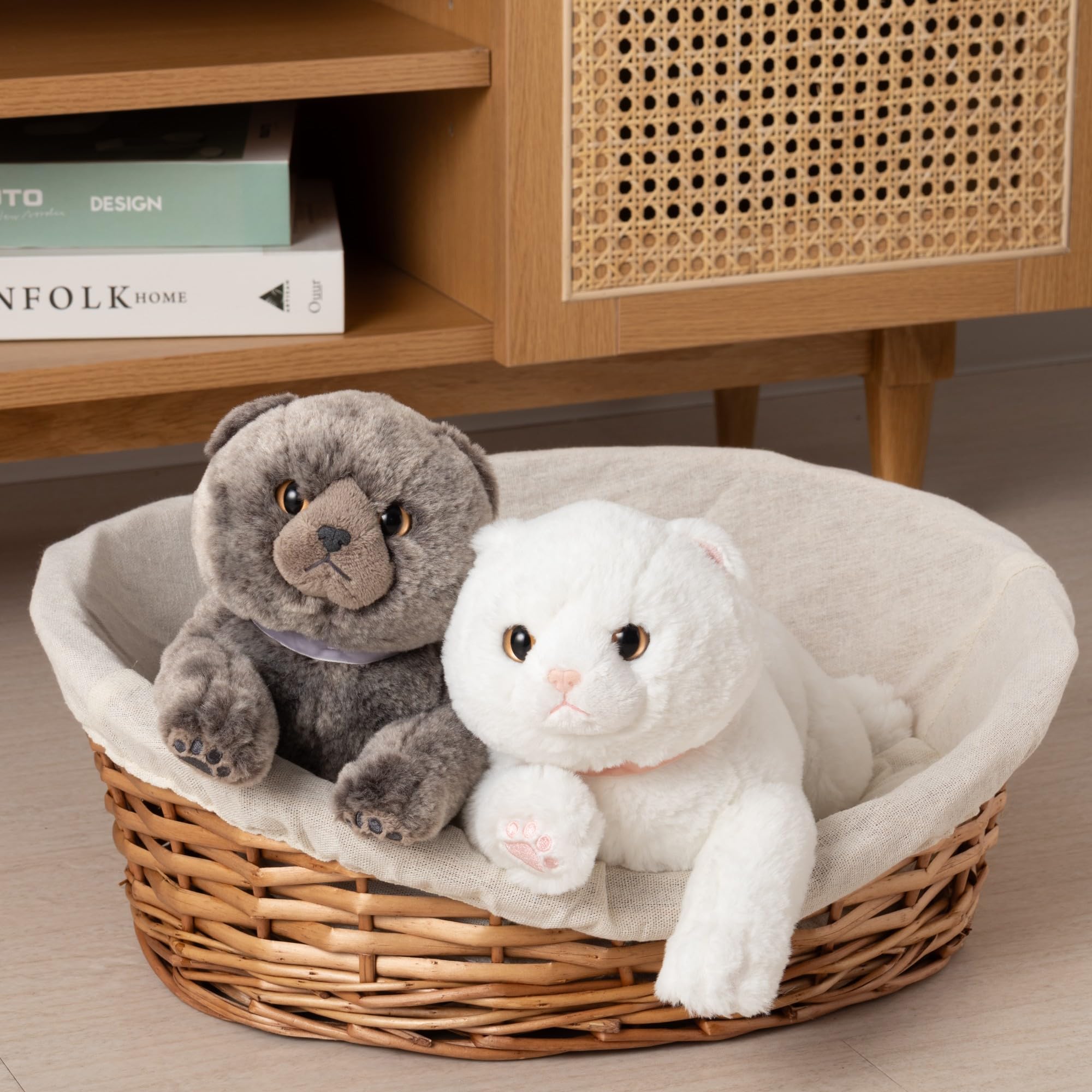 Amazon.co.jp: サンレモン ひざねこ スコティッシュフォールド WH 極も