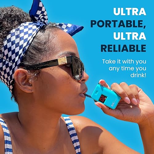 Miniatura 42 de Alcoholímetro portátil, llavero, BACtrack, prueba de alcohol en el aliento, BT-KC10-PK, Rosado, 1, 1