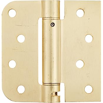 Deltana Dsh4r415 Single Action Steel 4 Inch X 4 Inch X 1 4 Inch Spring Hinge Door Hinges Amazon Com