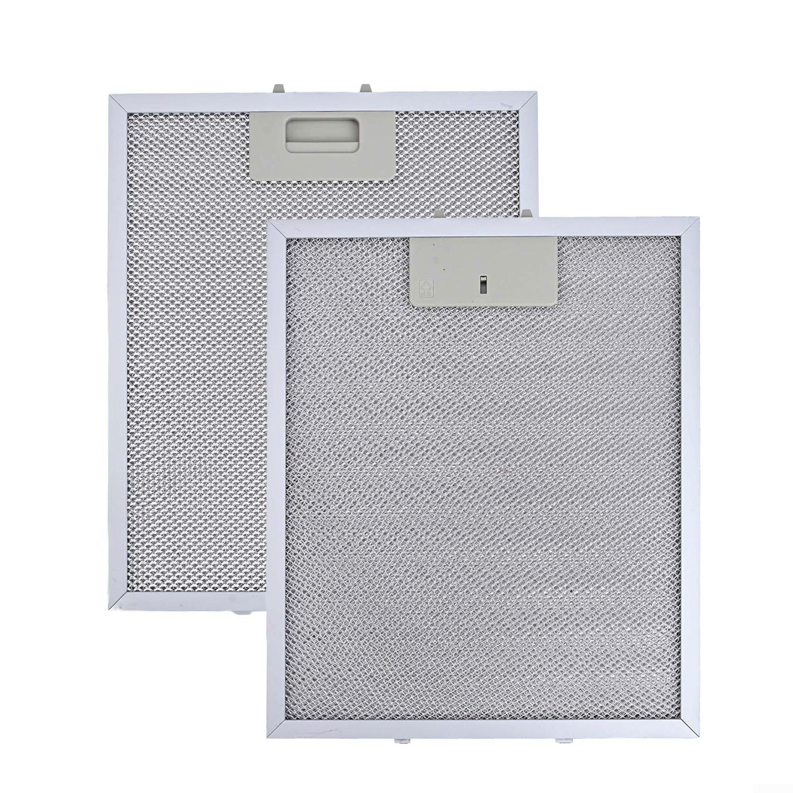 CNANRNANC 2 filtros de grasa de malla de aluminio de metal para campana extractora, 300 x 250 mm para campana extractora RANGEMASTER, filtro de metal para varias marcas de campanas extractoras (2 — view 8