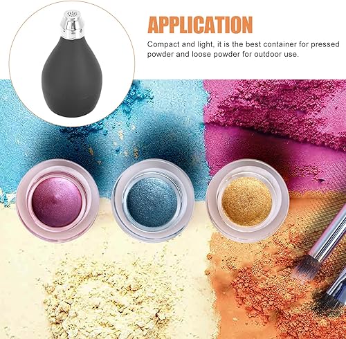 Miniatura 7 de FRCOLOR Botella de spray en polvo aplicador de champú seco recargable vacío de silicona suave en polvo inflado suministros de peluquero contenedor