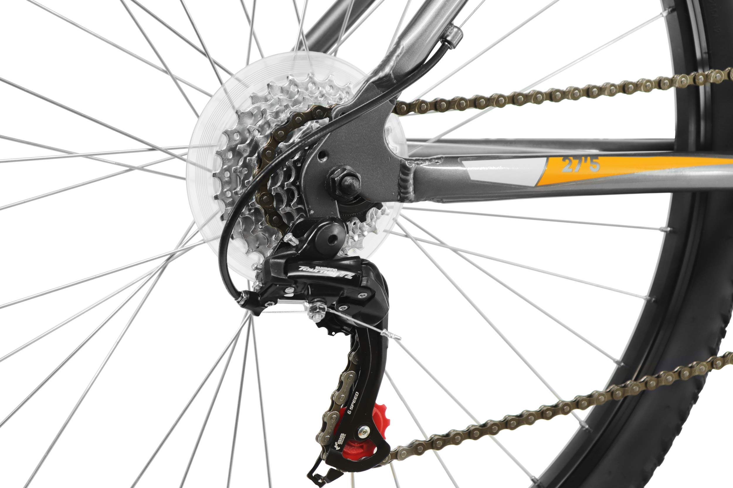 Bicicleta montaña SHIMANO PREMIUM 27.5", Aluminio, 21v., Frenos V-Brake, Suspensión Delantera, gris, (varias tallas)