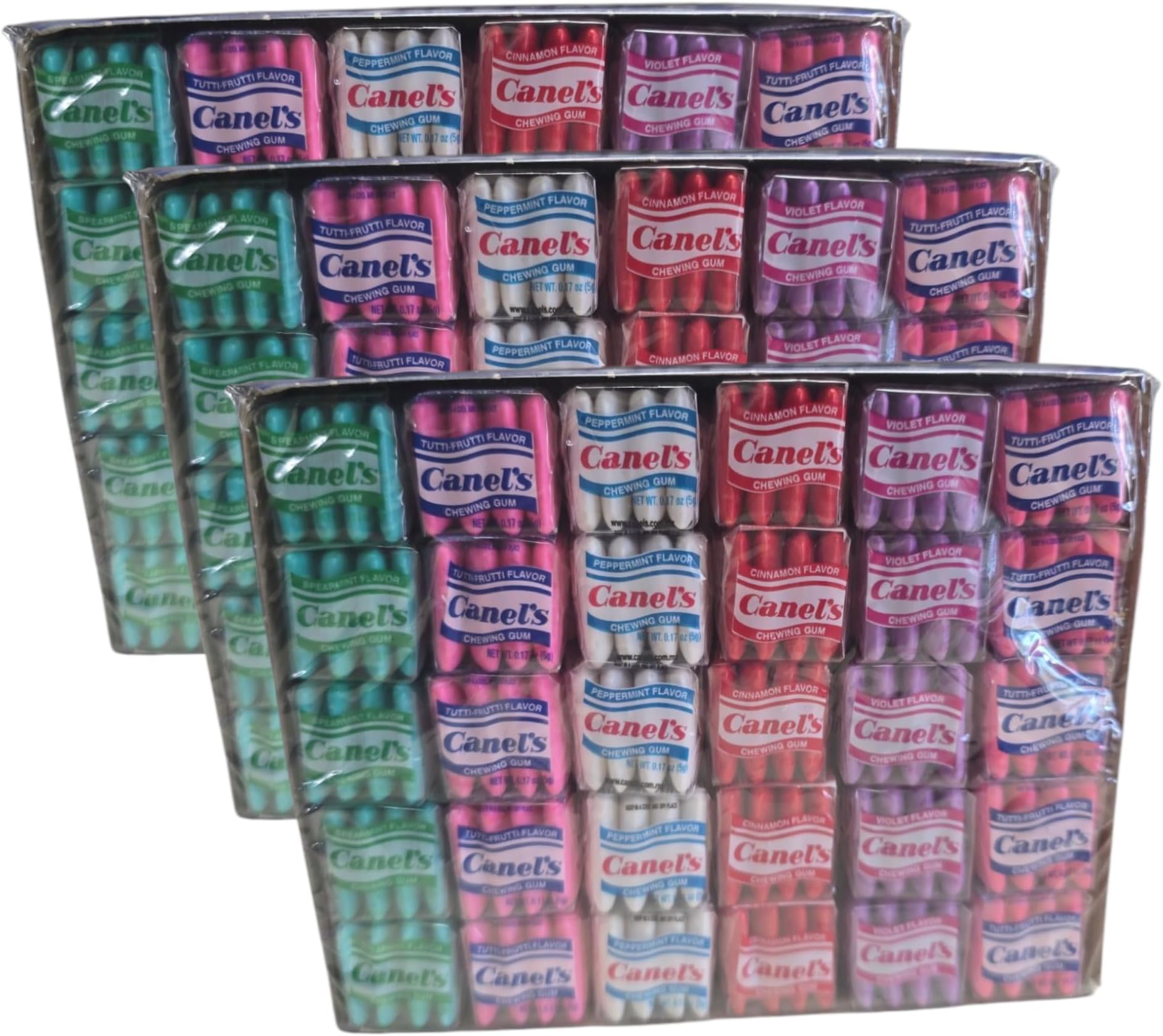 ZUNKOM Canels Gum Box Original (60count Per Pack, 3 Packs) Total 180 Units Pack of 6