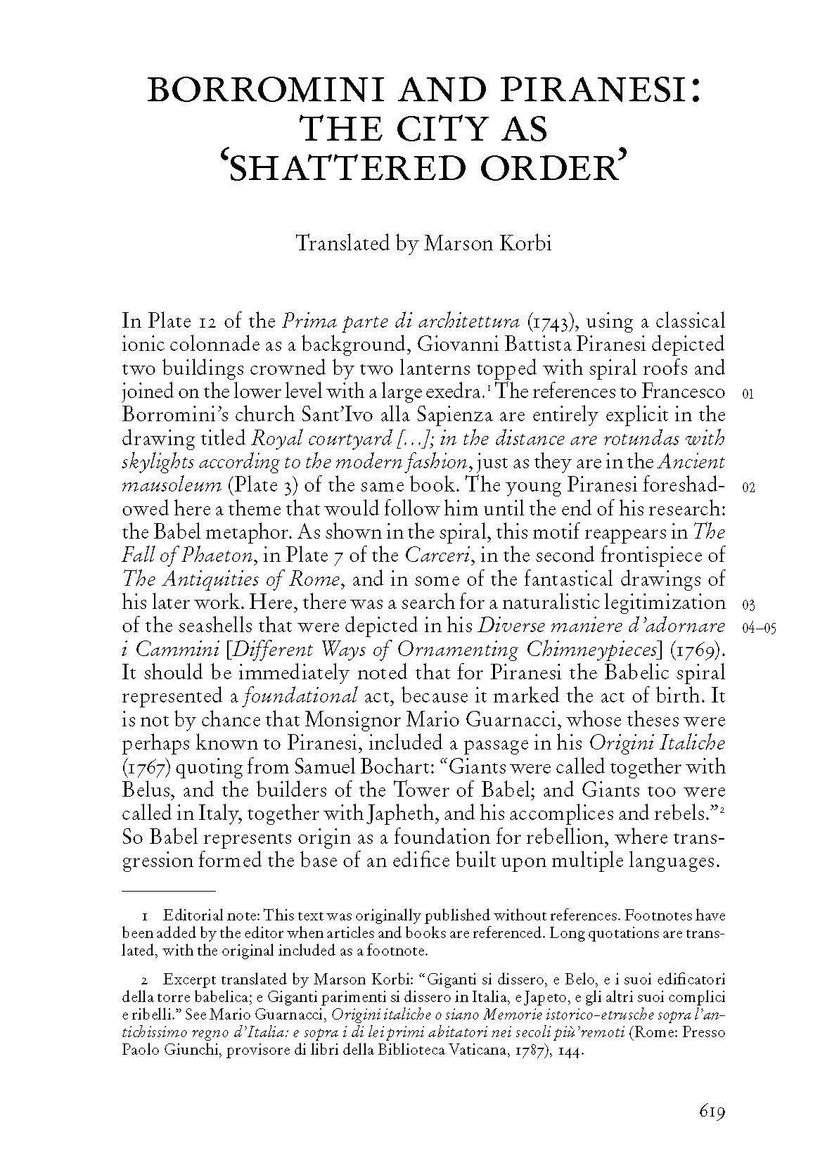 Order and Disorder: Selected Essays and Interviews by Manfredo Tafuri 1964–1994