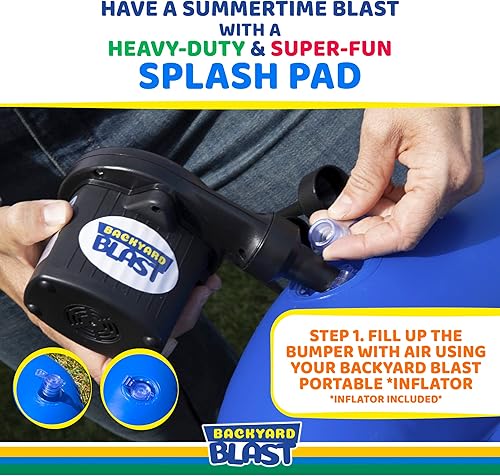 Miniatura 3 de BACKYARD BLAST Zona de salpicaduras de 8' x 6', accesorio de almohadilla de salpicaduras de agua