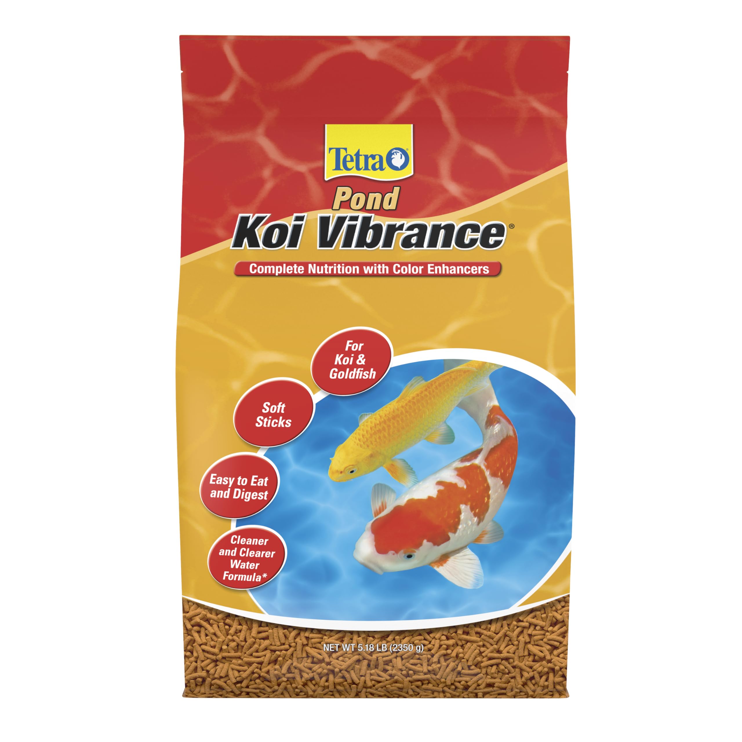 TetraPond 16486 Koi Vibrance Floating Pond Sticks, 5.18-Pound, 15-Liter