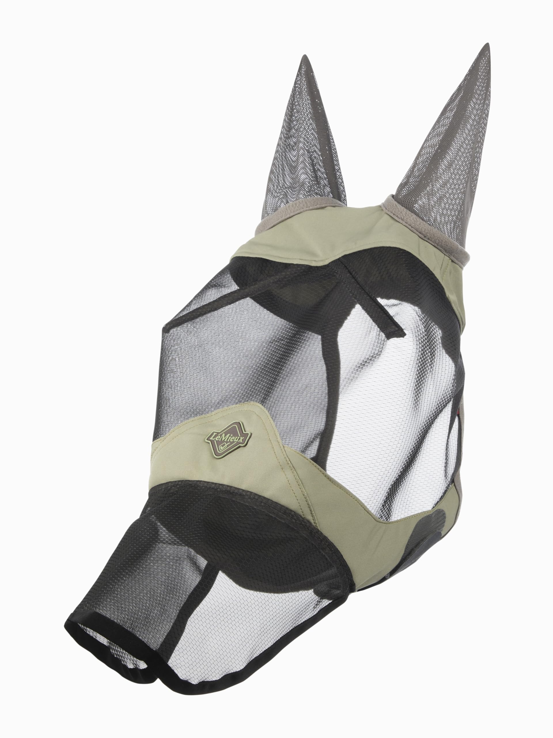 LeMieux Visor-Tek Full Fly Mask - Breathable Mesh - Fern - XSmall