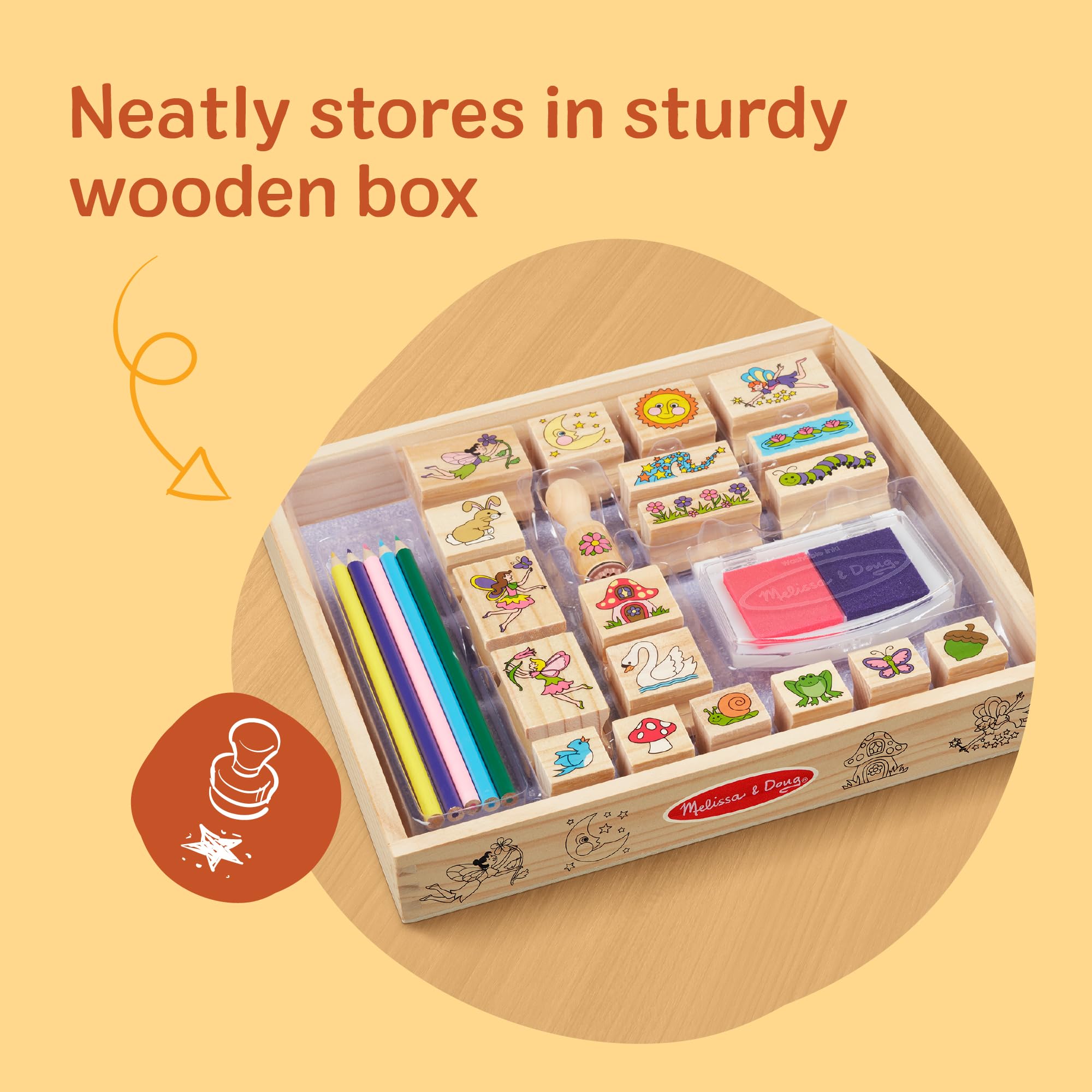 Melissa & Doug Stamp-A-Scene-Fairy Garden