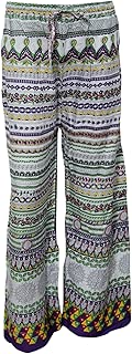 Womens Yoga Pants Trousers Multi Color Printed Loose Comfy Harem Pants S/M