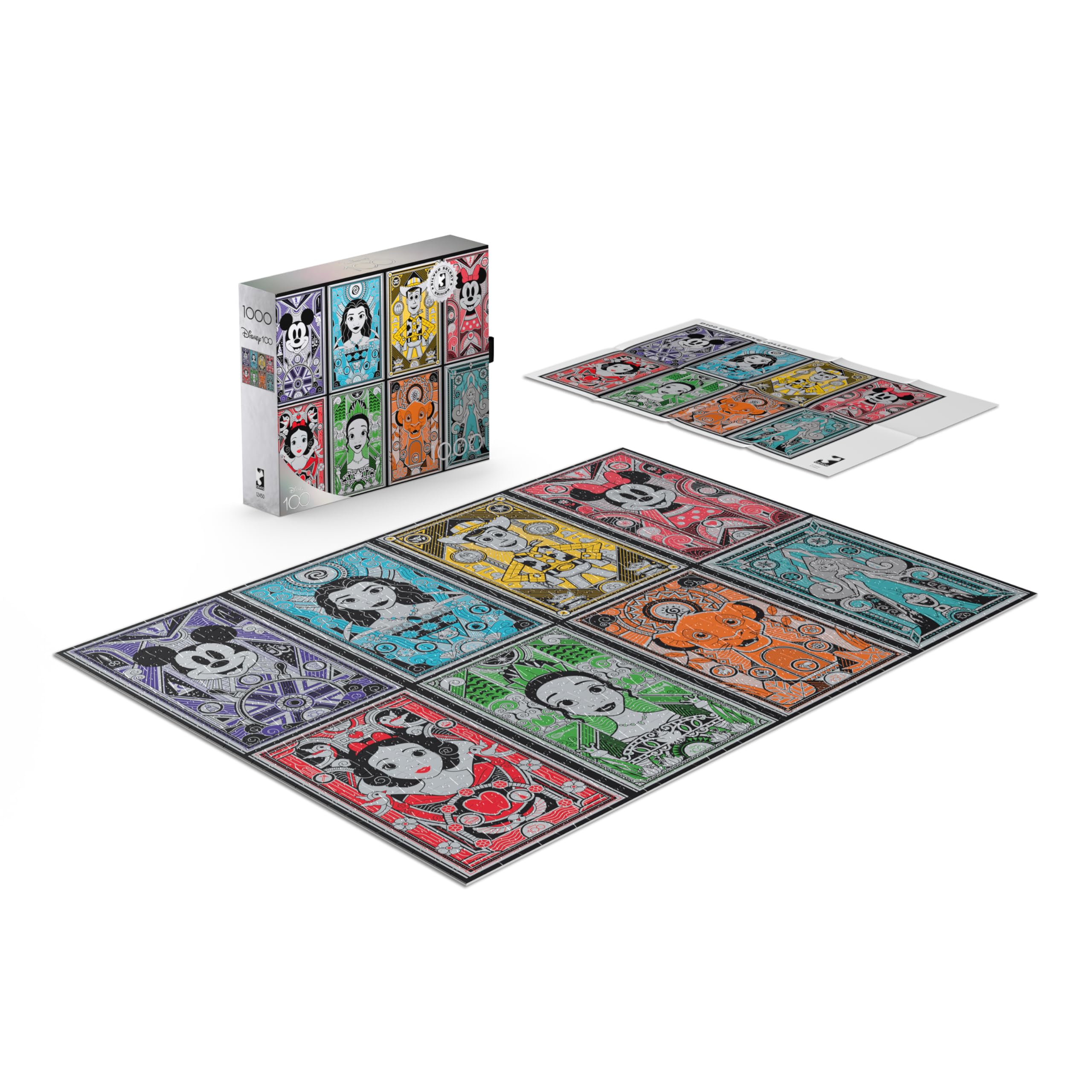 Ceaco - Silver Select - D100 - Deco-Luxe Collage - 1000 Teile Puzzle für Erwachsene Herausforderndes Puzzle Perfekt für Spieleabende - Fertige Größe 26,75 x 19,75