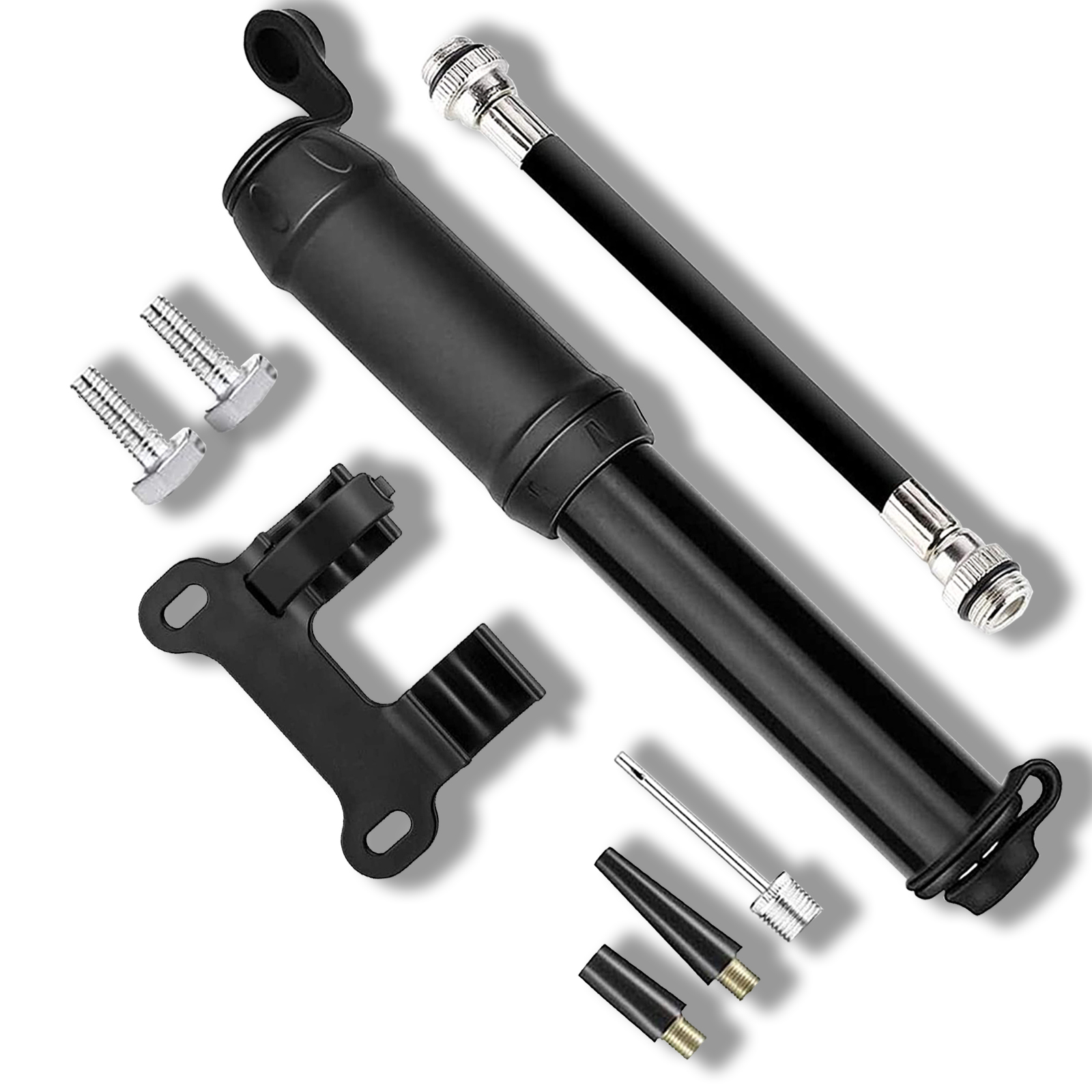 AUXITO Pompa Elettrica Portatile Per Bicicletta 120 PSI – Batteria 1000mAh, Ricarica USB-C, Motore Brushless, Per Presta/Schrader E Palloni