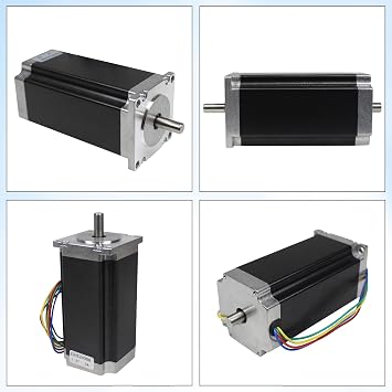 4 Axis Nema23 Stepper Motor Driver USB Mach3 CNC Router Controller Kit 36V
