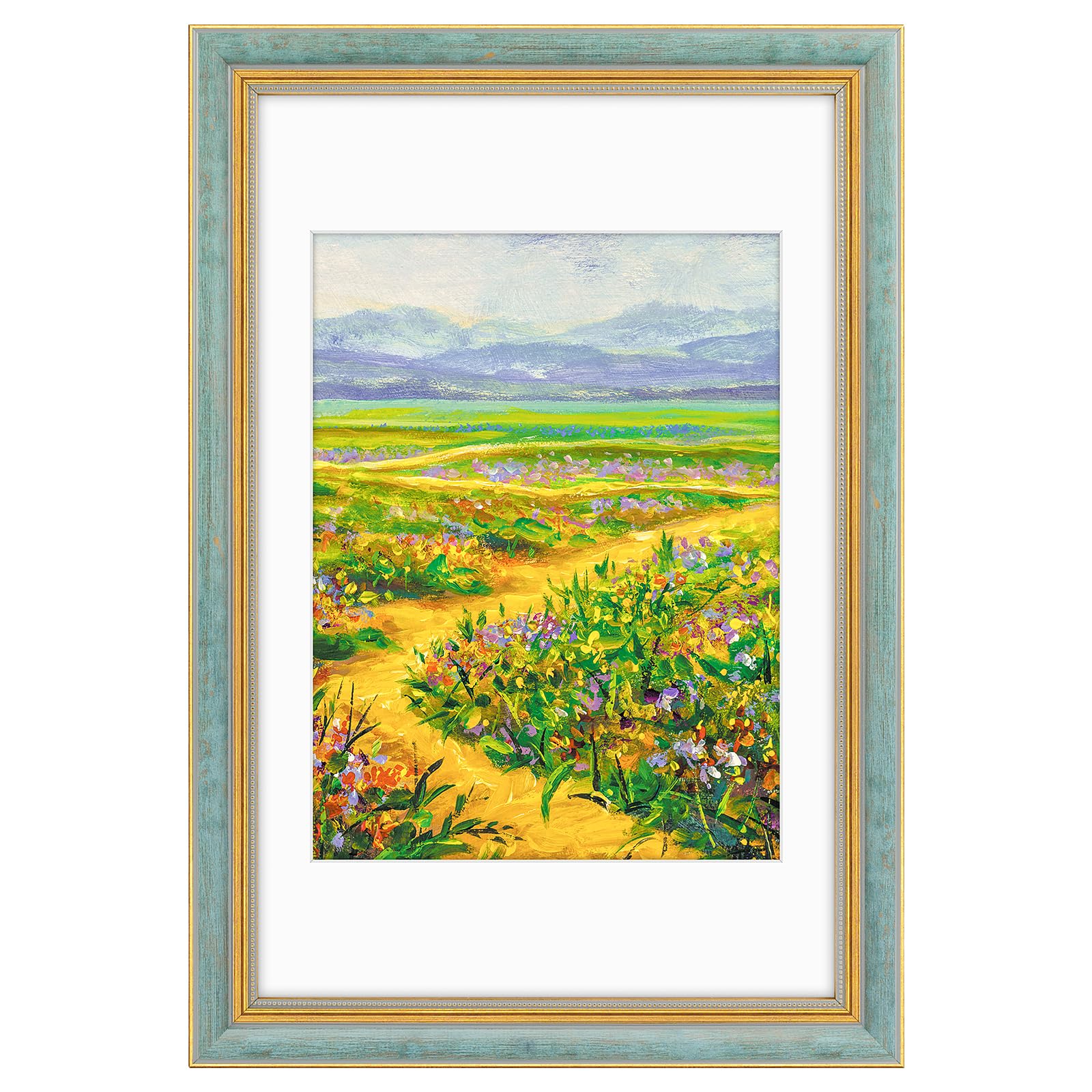 Golden State Art Distressed Frame