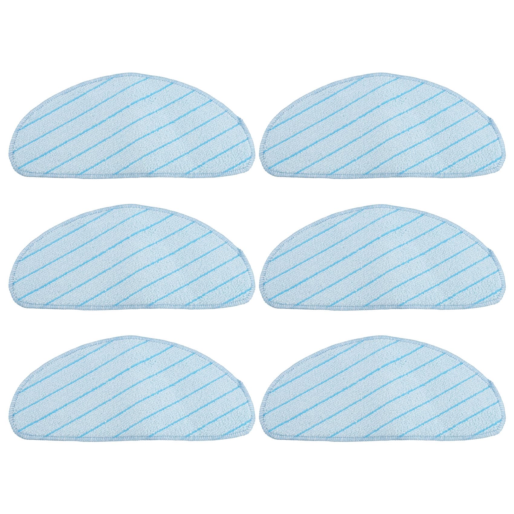 CTRLZS 6 Pcs Wipes for OZMO T9 Robot Vacuum Cleaner Cleaning Washable Mop Pad Mop Cloth Rag