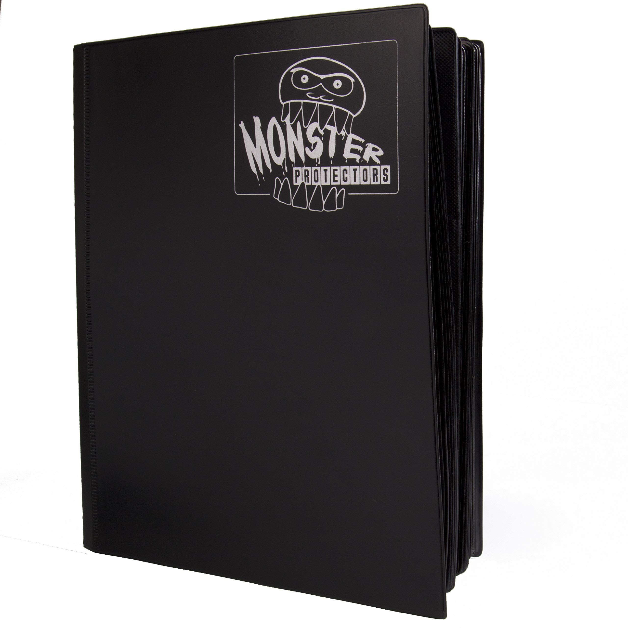 Amazon.com: Monster Mega XL 9 Pocket Trading Card Binder- Twice as Thick As  Original Monster Album w 40 pages- Easily Holds Over 700 Cards