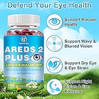 Vista 5 de AREDS 2 Plus Lutein and Zeaxanthin Softgels-Eye Vitamins with Astaxanthin 12mg,Vitamins C, E, Saffron & DHA - Eyebright,Blue Light Protection,Eye