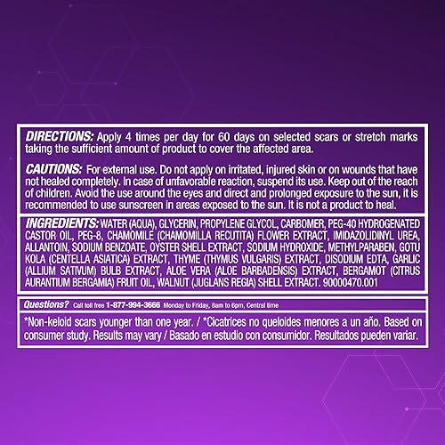 Miniatura 8 de Cicatricure Gel avanzado para cicatrices para cara y cuerpo, resultados probados en 2 semanas, tratamiento de cicatrices para cicatrices