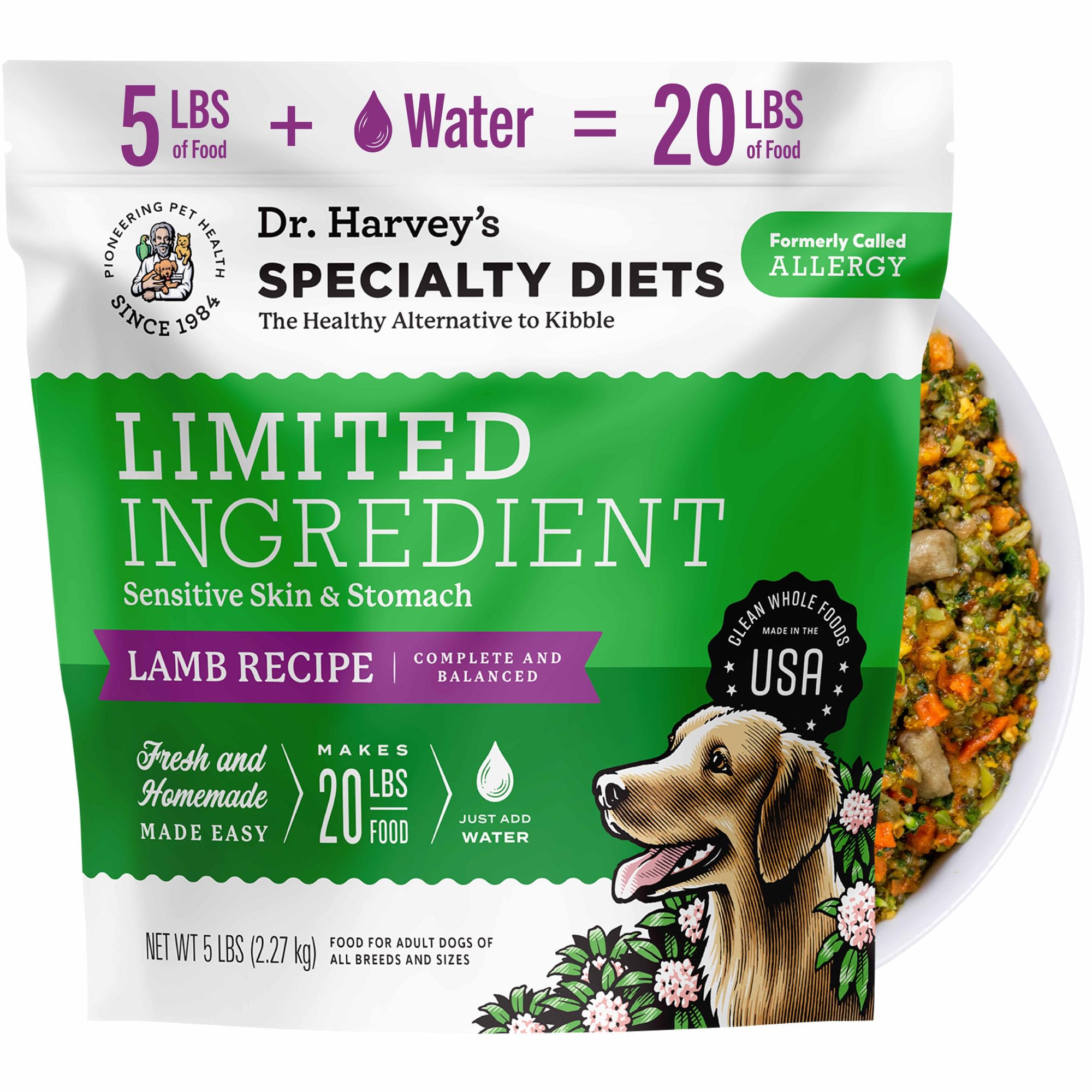 Dr. Harvey's Limited Ingredient Dog Food Lamb Recipe