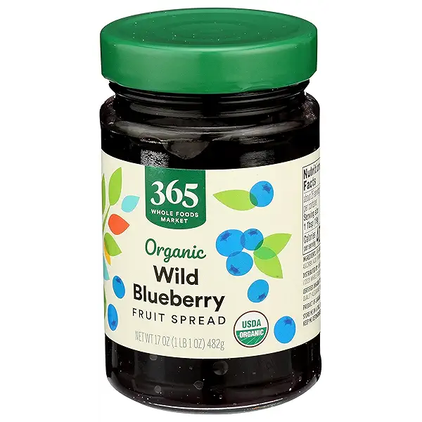 Organic Wild Blueberry Fruit Spread, 17 Ounce 5