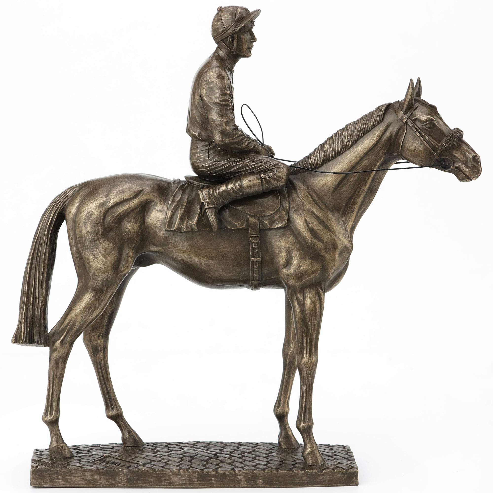 Fiesta Studios Sport of Kings by David Geenty - Escultura de Bronce Fundido en frío (23 cm)