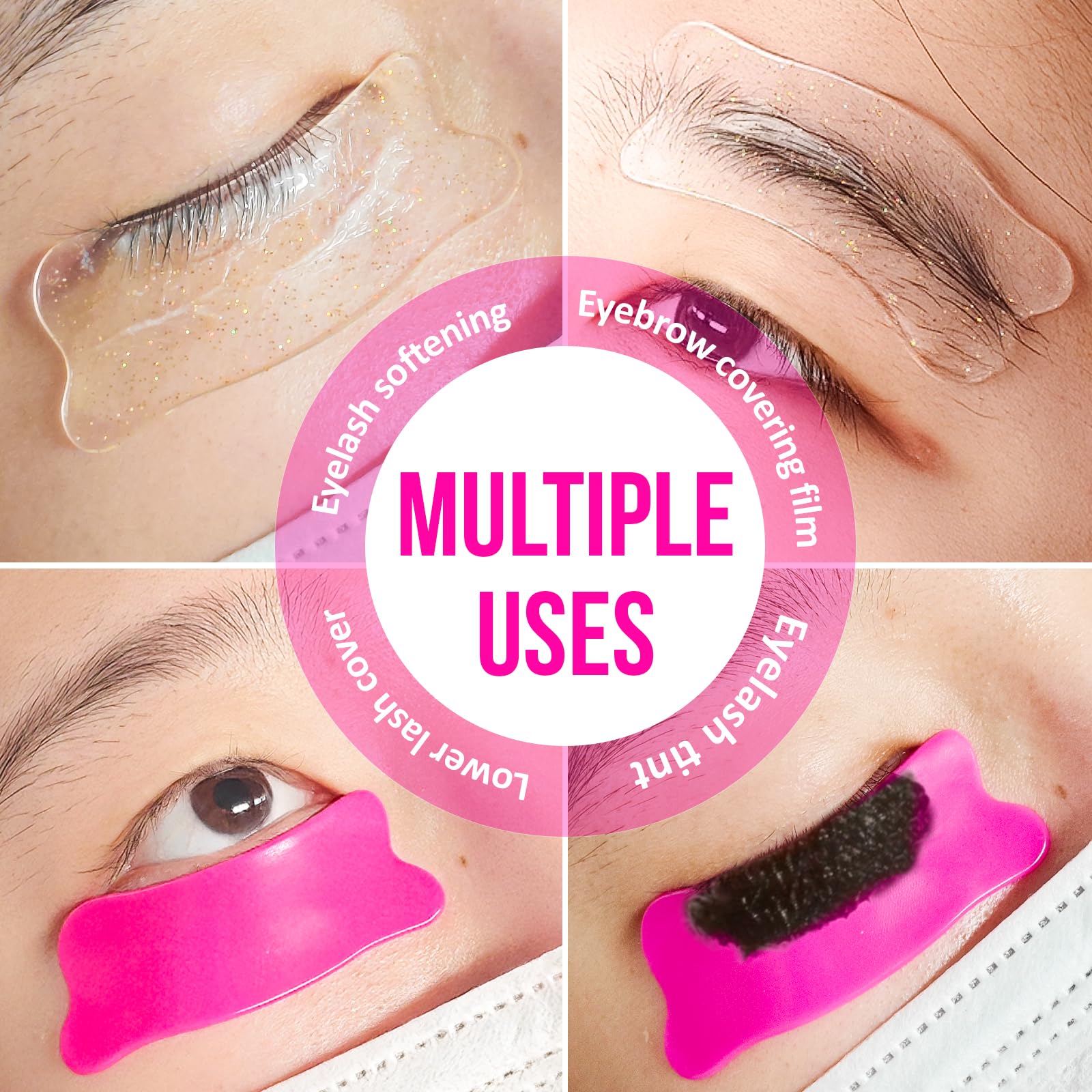 PERMANIA Korean Lash Lift Shields Flat, Silicone Under Eye Patches for Lash Lift & Tint & Eyelash Extensions - Image 3