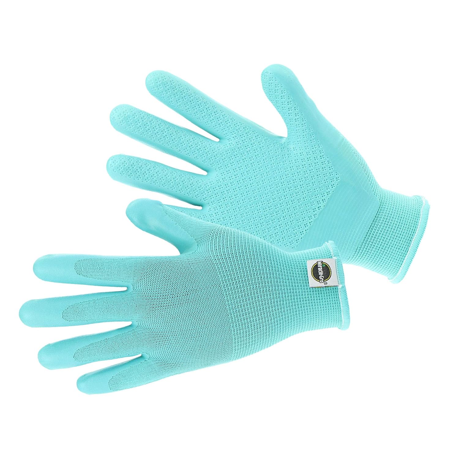 MiracleGro MG30607/WML Embossed Latex Gloves MediumLarge, Women’s