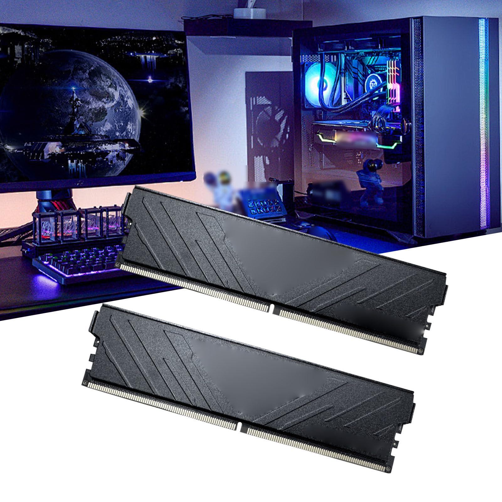 AMONIDA Zestaw Pamięci DDR5 do Komputerów Stacjonarnych 32GB 5600MHz