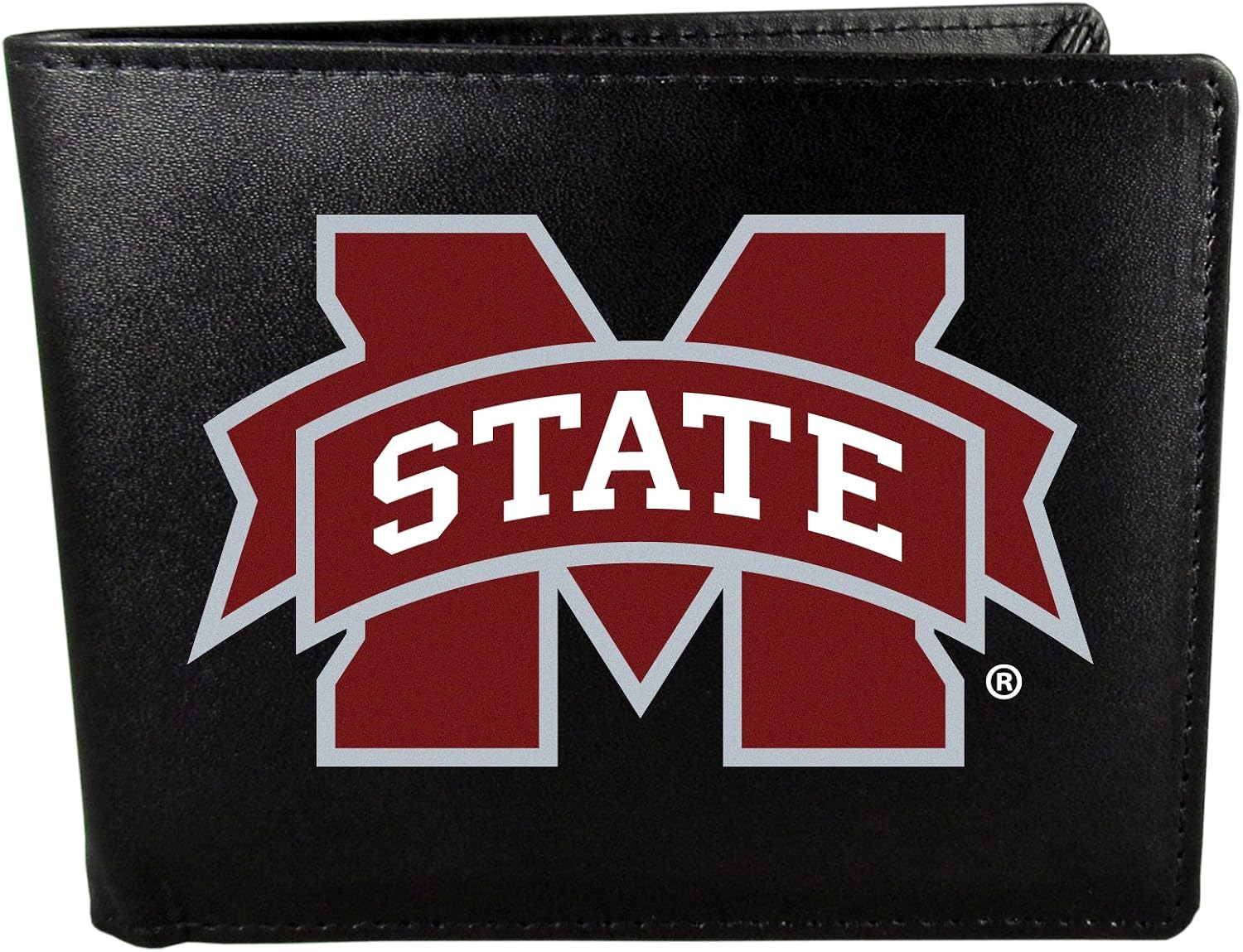 NCAA Siskiyou Sports Mens Ohio State Buckeyes Bi-fold Wallet Large Logo One Size Black : Sports & Outdoors
