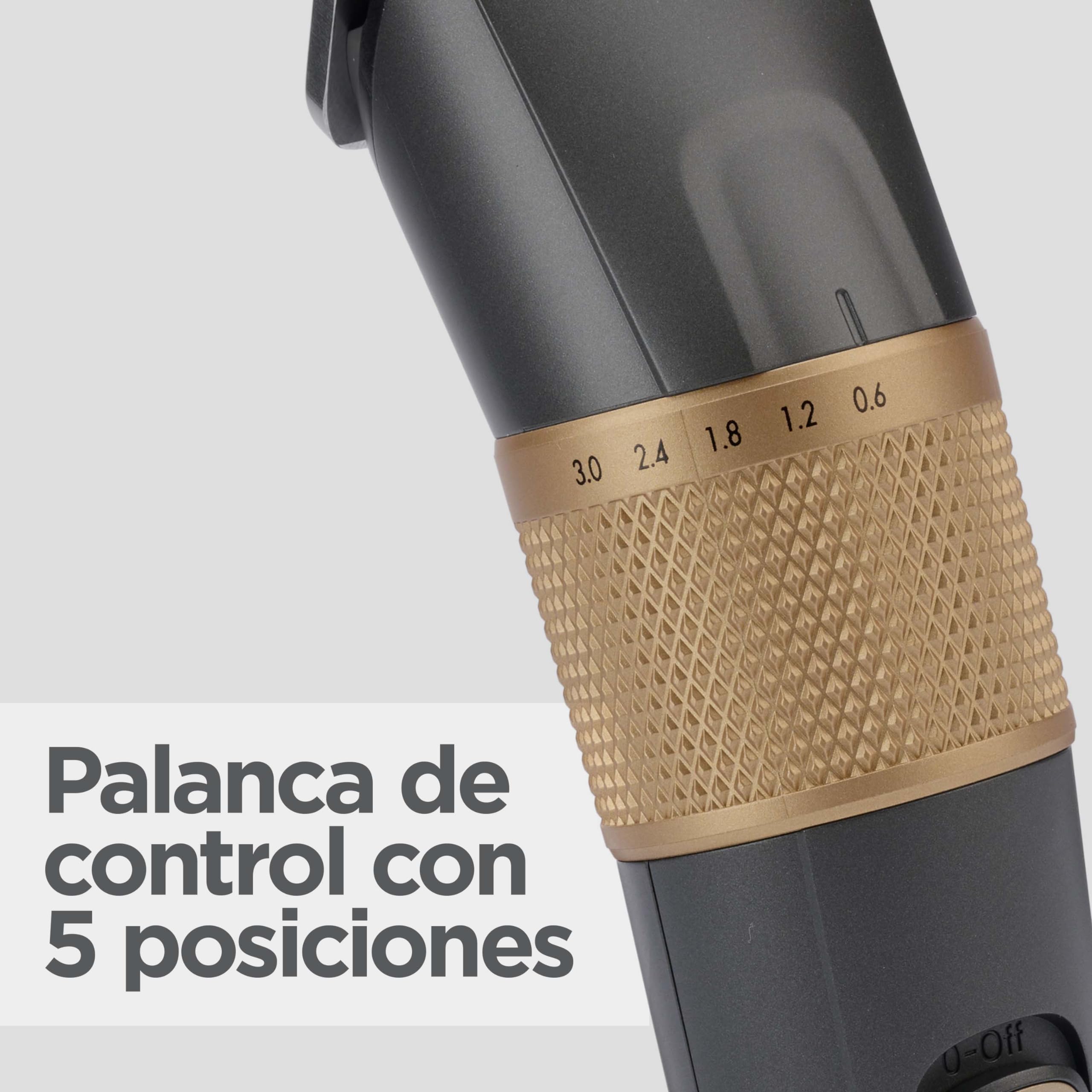 BaByliss E987E Cortapelos Inalámbrico Graphite Precision, carga rápida, tecnología de iones de litio, cuchilla de grafito, cortes fáciles y rápidos