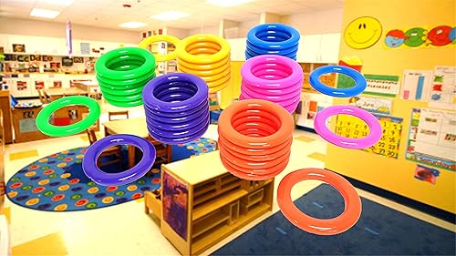 Miniatura 4 de Dondor Enterprises Anillos de plástico para bastones (paquete de 30 piezas)