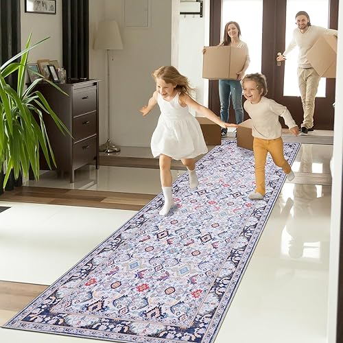 Miniatura 2 de Alfombra de pasillo lavable  Alfombra de cocina antideslizante de 2 x 10 pies para pasillos, alfombra larga antideslizante para entrada, alfombra