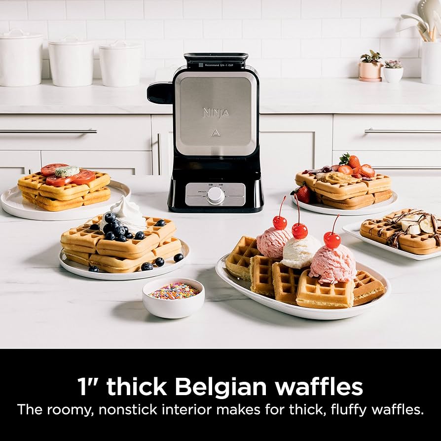 Amazon.com: Ninja BW1001 NeverStick PRO Belgian Waffle Maker Amazon.com: Ninja BW1001 NeverStick PRO Belgian Waffle Maker