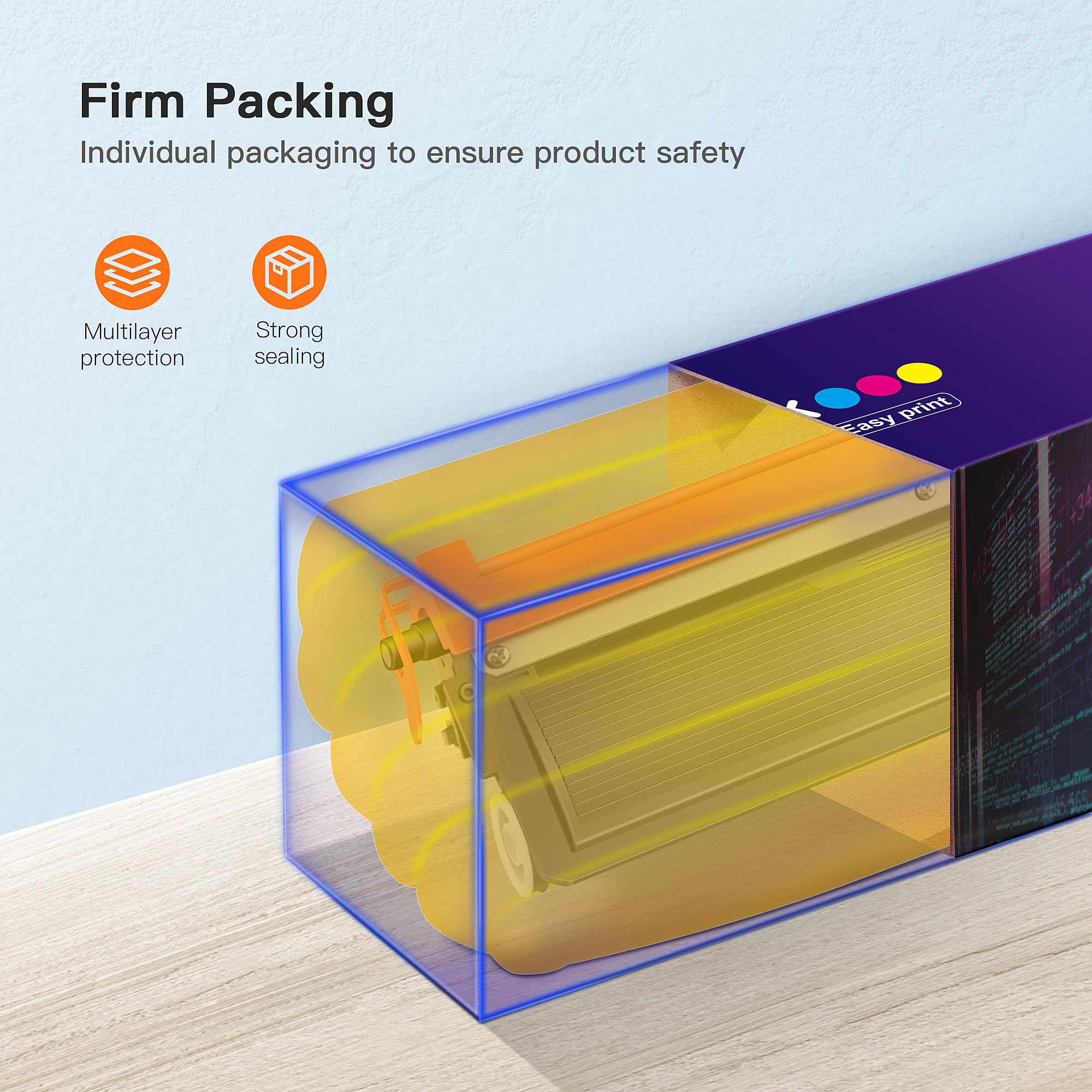 Cartuccia Toner 4 Pezzi Per Stampante Brother TN210 TN-210 - Foto 7