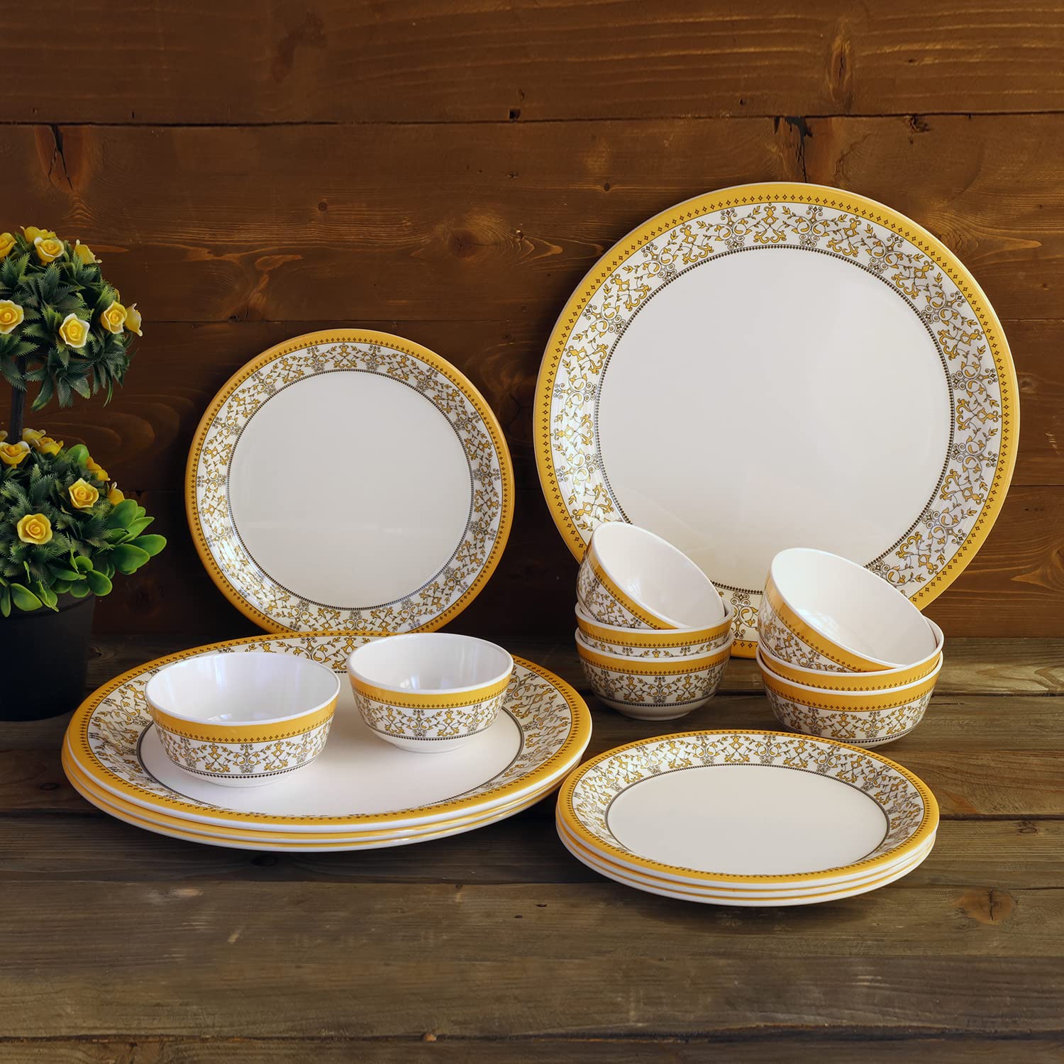 Superware Majestic Melamine Dinner Set - 18 Piece -27 Superware Majestic Melamine Dinner Set - 18 Piece -27