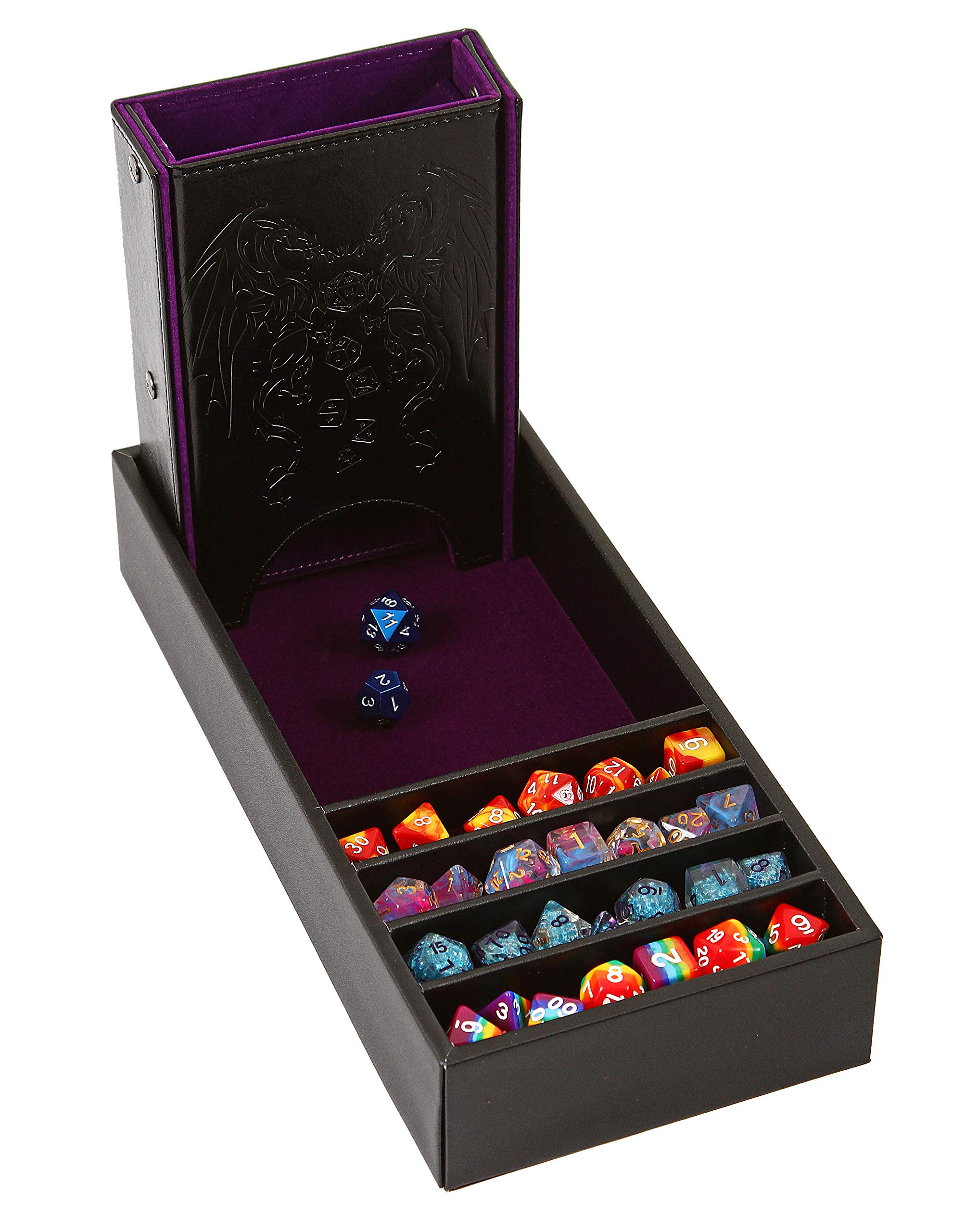 Forged Dice Co. Citadel Dice Tray and Dice Tower - DnD Dice Tray