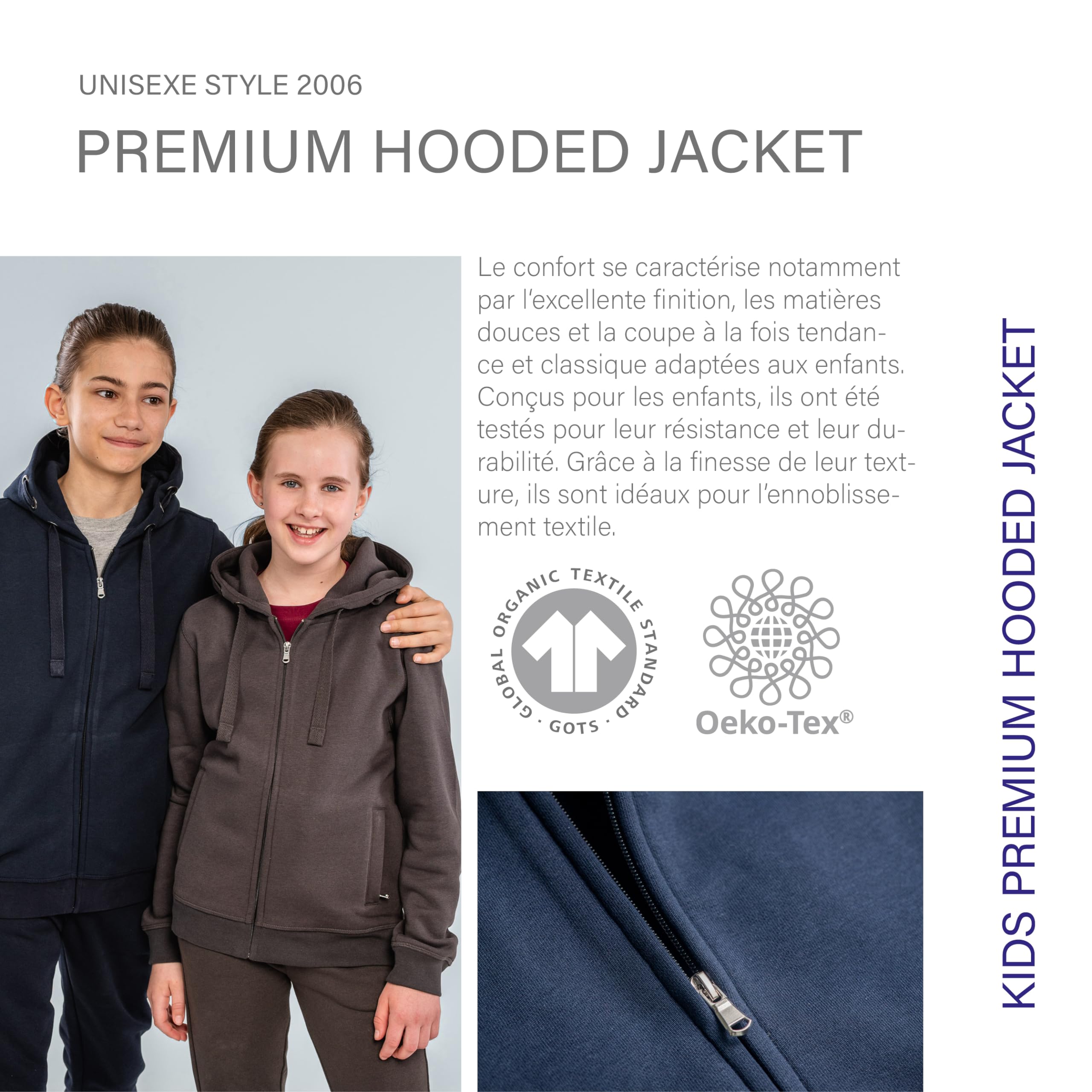 HRM 2006 Hoodie Mixte Enfant