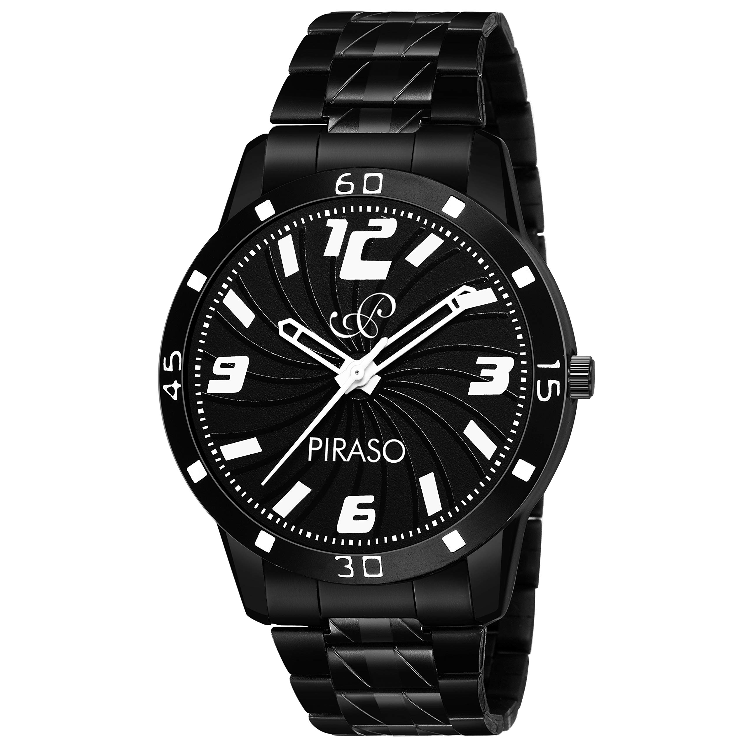 PIRASO Times Black Fastrend Watch in - (Matte Chain) for Mens & Boys -9116-BLACK-CK (B07P424D7C) Amazon Price History, Amazon Price Tracker