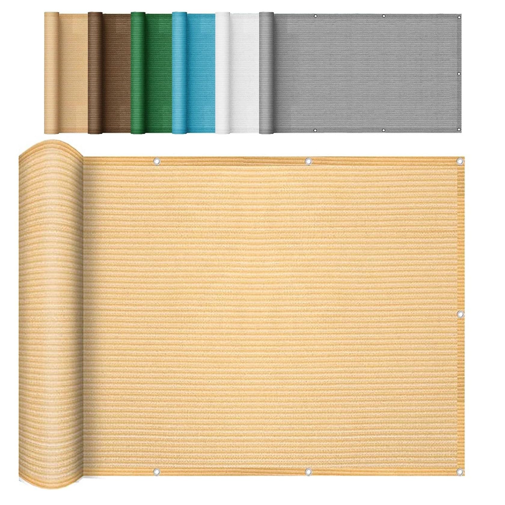 Voile d'ombrage indéchirable 7x8 m avec protection anti-UV 95%
