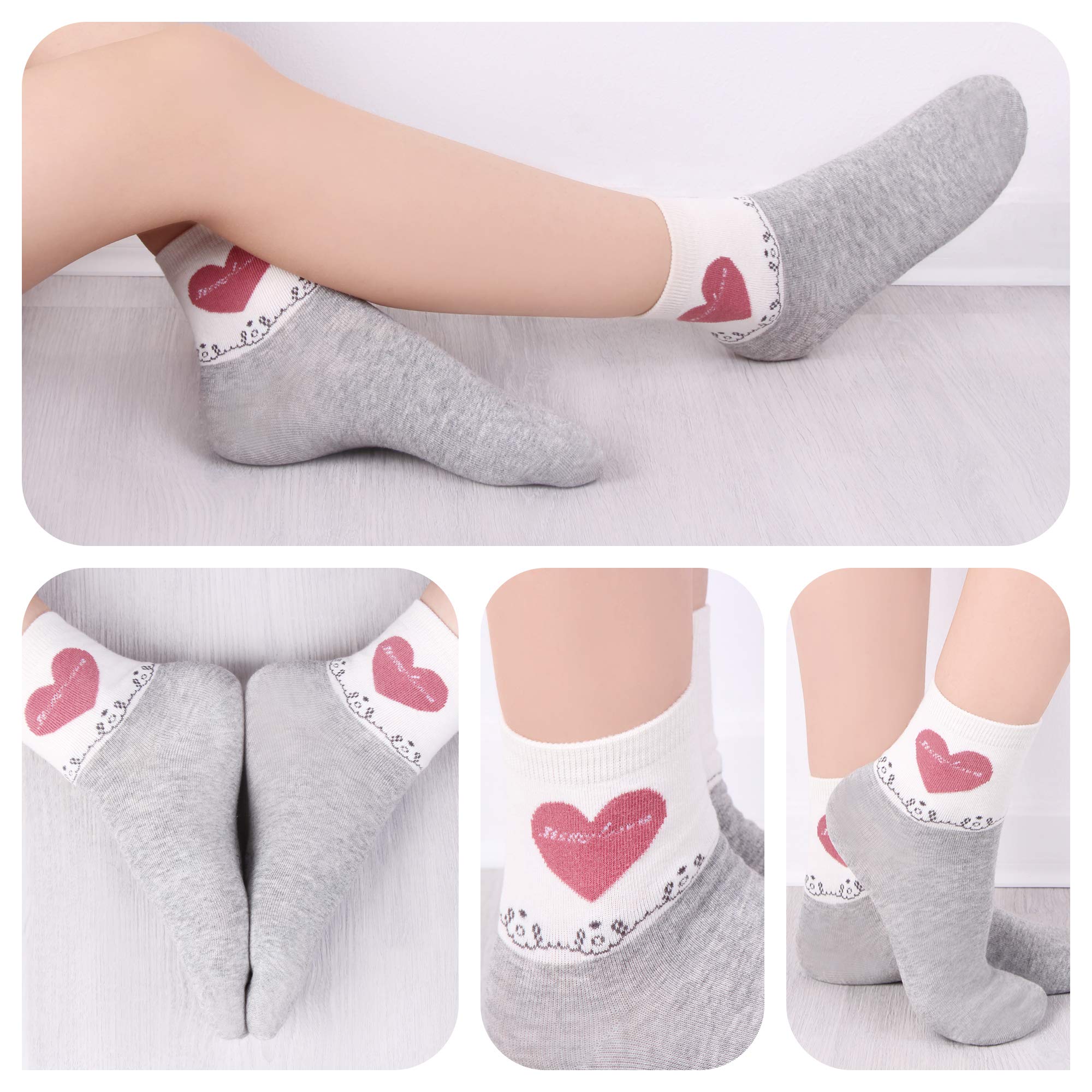 L&K-II 12 paia calzini delle ragazze calzini bambino in cotone confortevole 2808VA