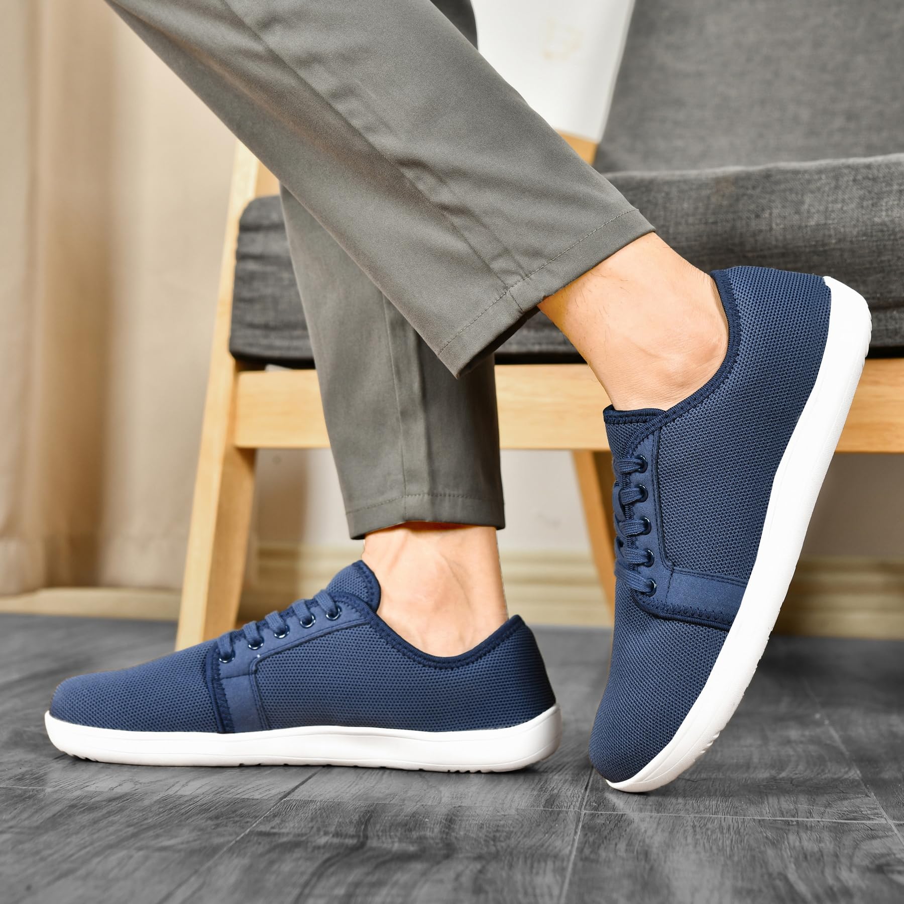 Barefoot Zapatillas Minimalistas Punto Zapatos Descalzos Casuales para Hombre Mujer