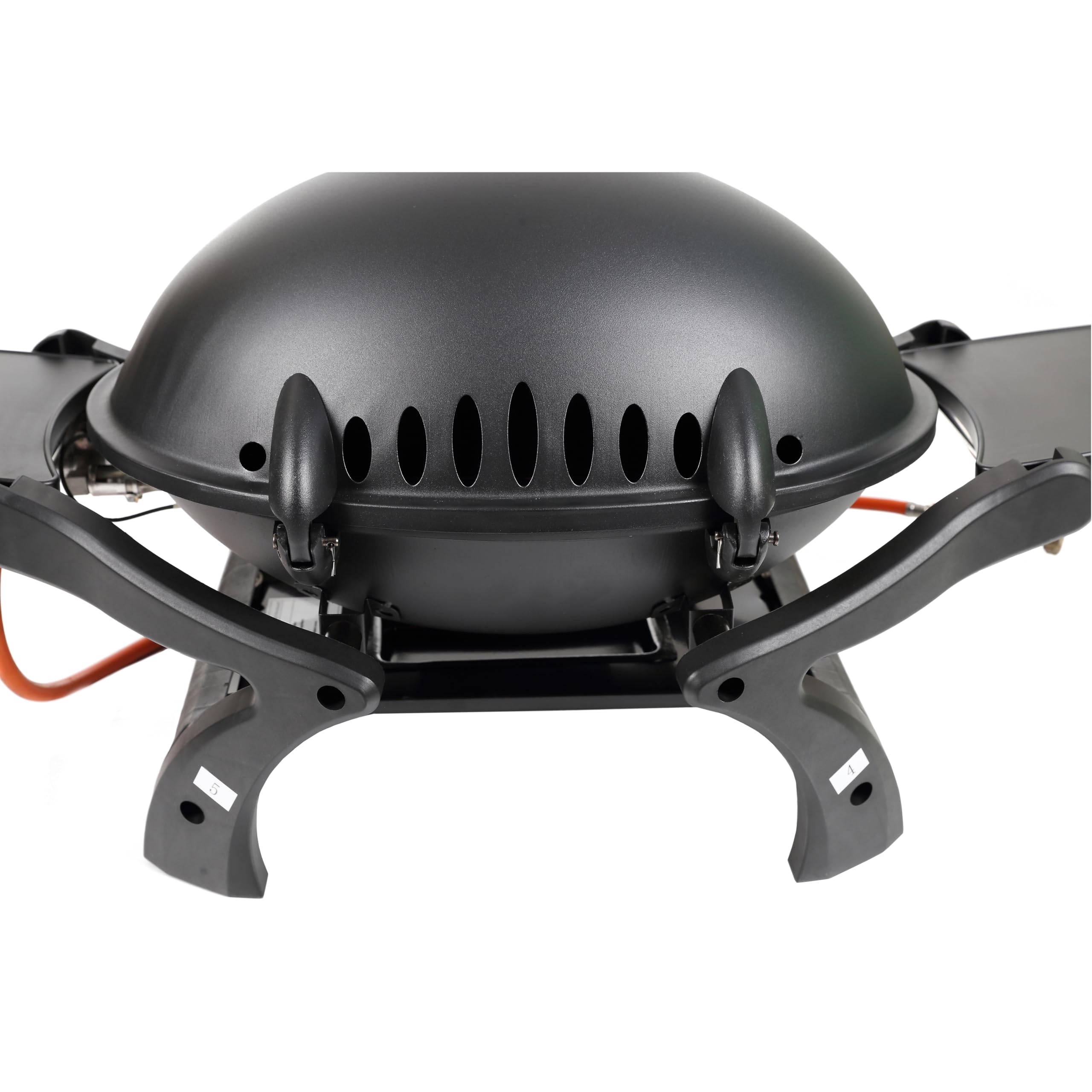 Gasgrill Outdoor Camping Tragbarer Grilltisch Einzelbrenner usw (Schwarz)