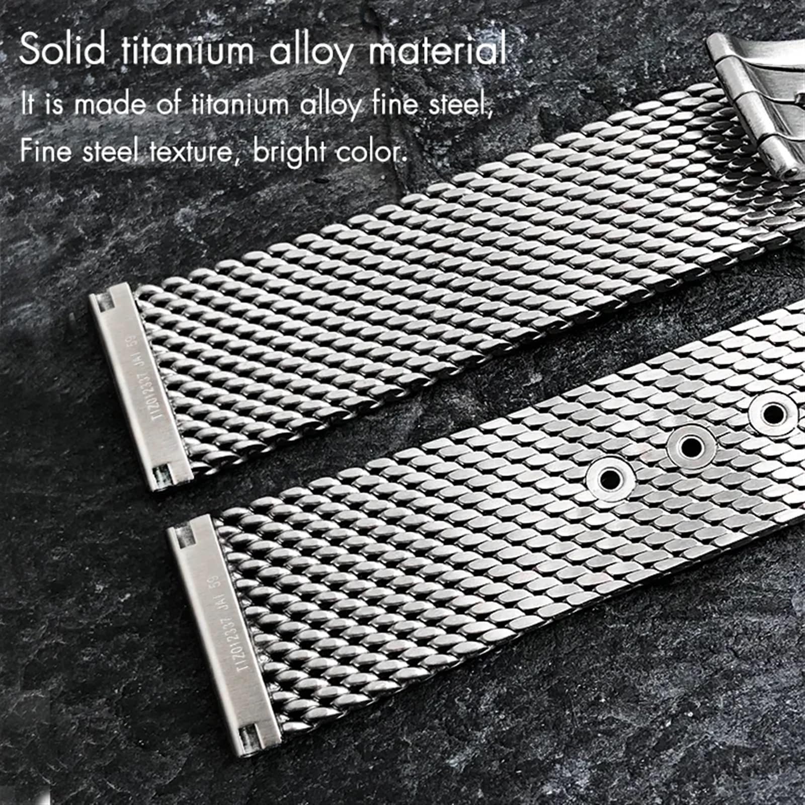 Solid Titanium Stahl 20mm Uhrenband für 007 Edition Diver 300m Keine Zeit zum Wachgurt sterben