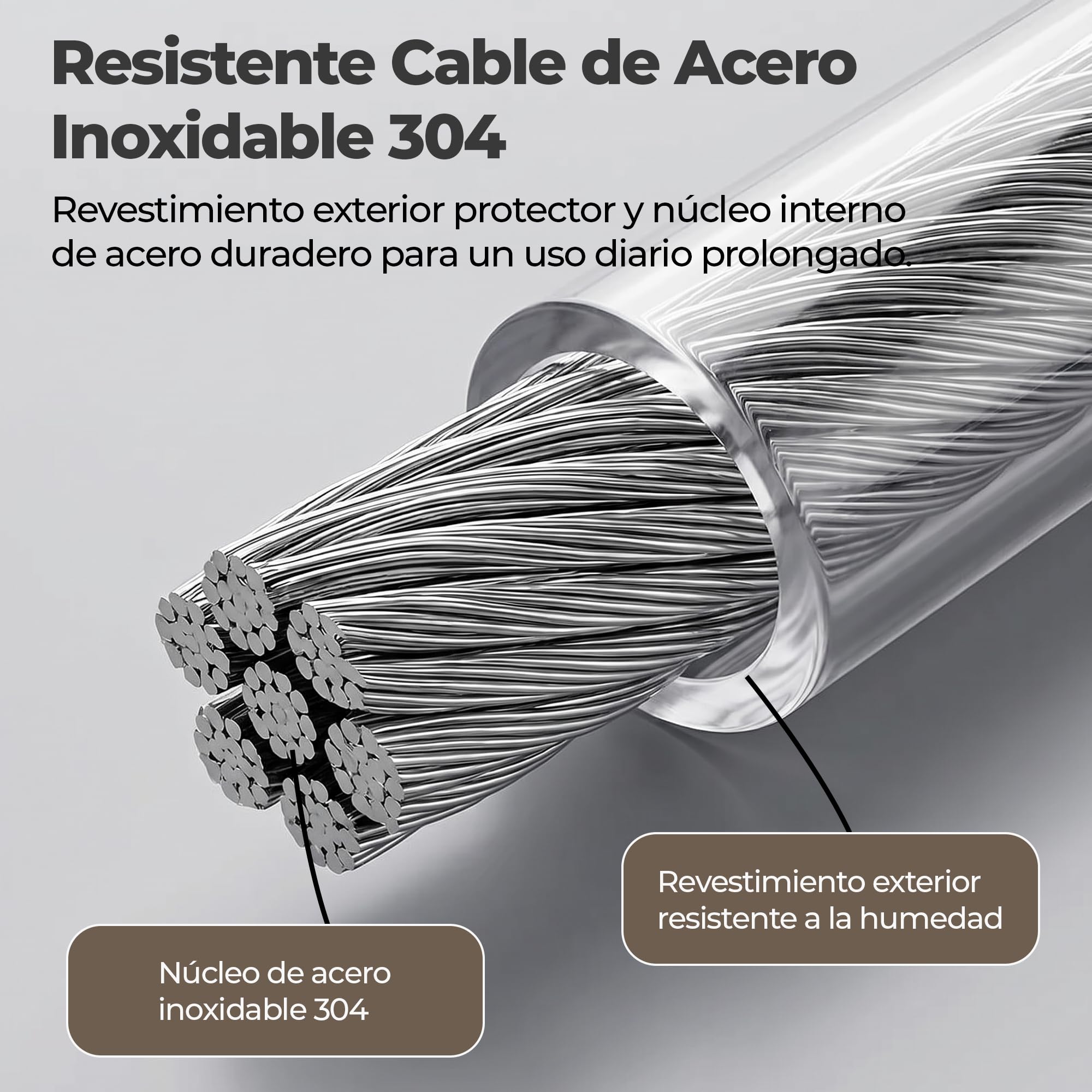 ️ Pack Tendedero Retractil Pared Doble 10.2m Acero Inoxidable + Perchero 32 Pinzas | Tendedero Extensible Pared Interior y Exterior | Intalacion con Tornillos | Color Gris