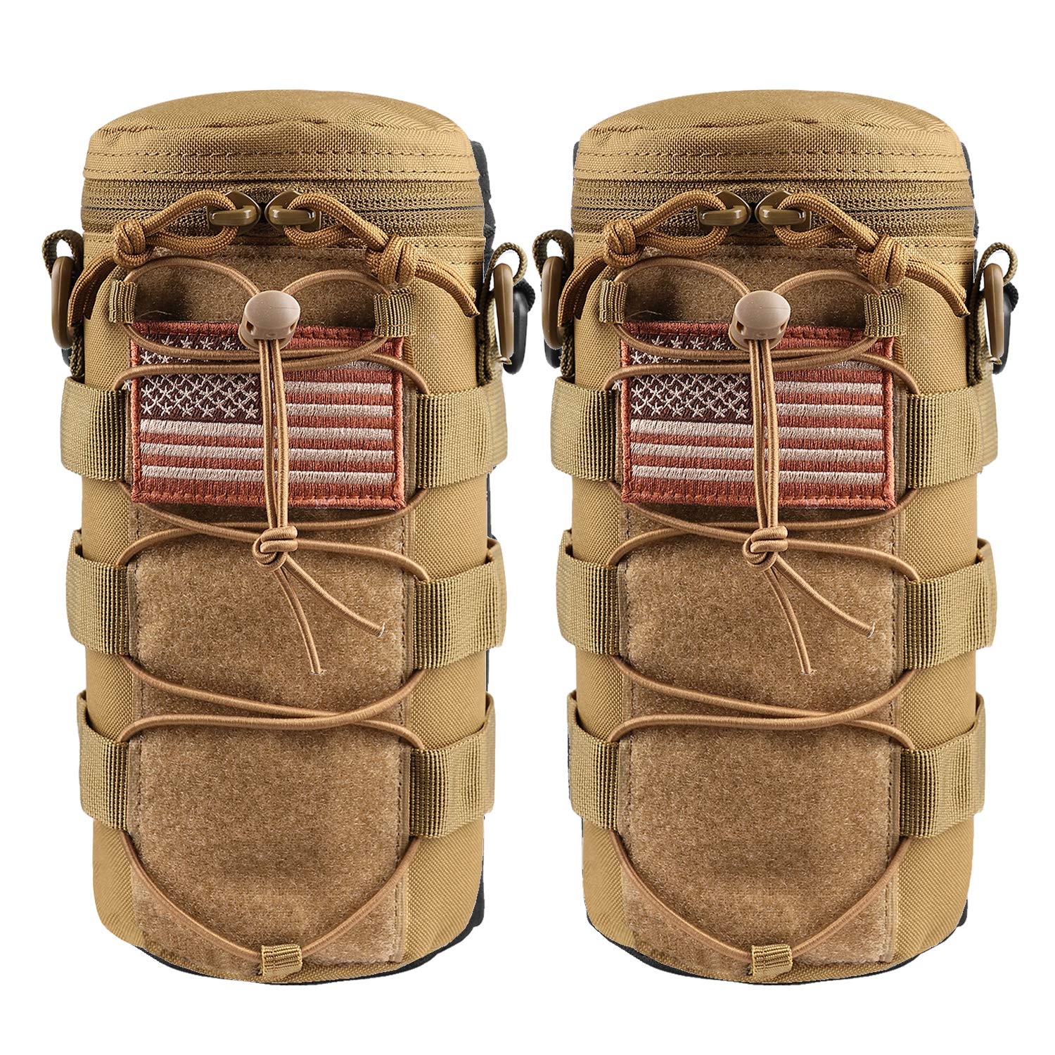 AMYIPO Water Bottle Pouch Molle Tactical Holder Storage Bag for 32oz Carrier