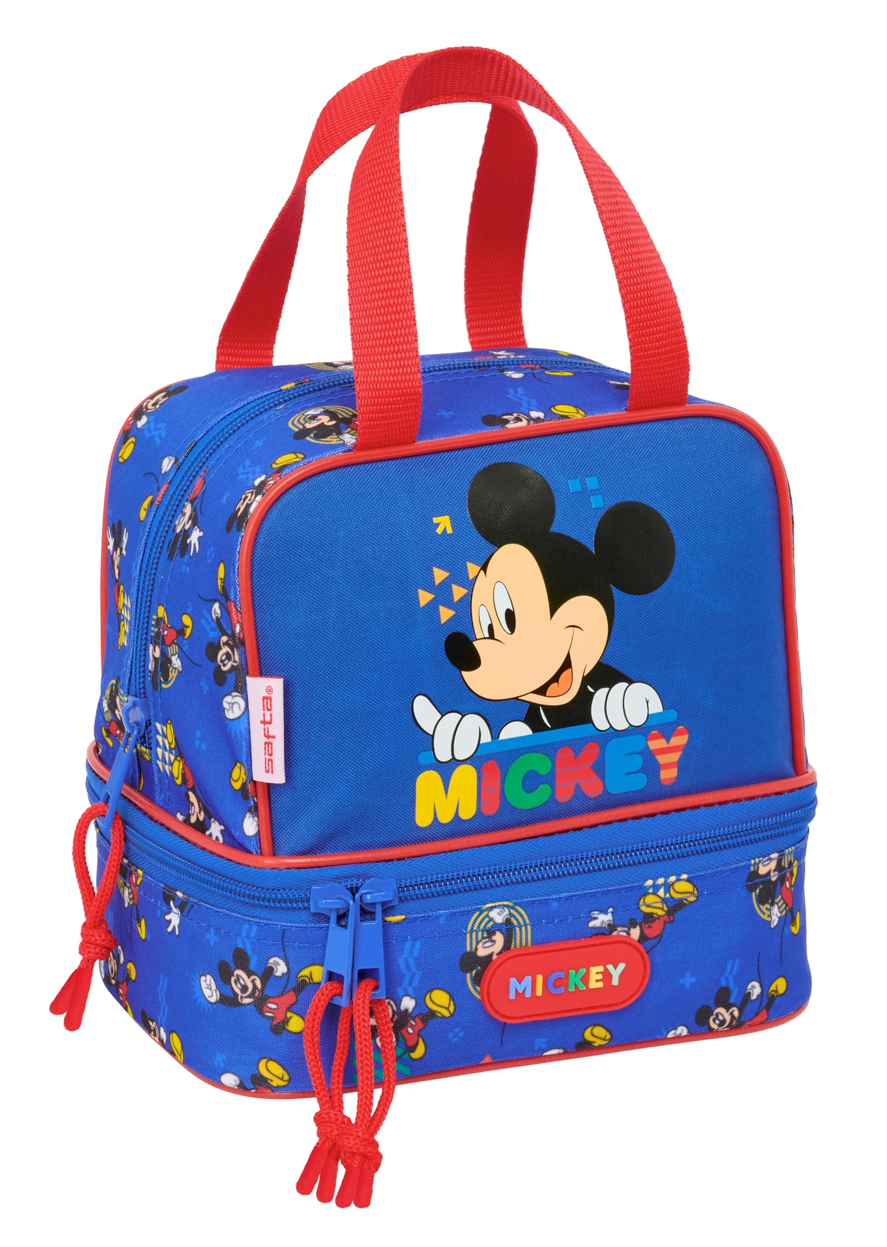 MICKEY MOUSE TODAY – Lunch Box, Pencil Case, Quality and Maximum Resistance, Meal Holder, Recreation, Snack and Breakfast, 20 x 15 x 20 cm