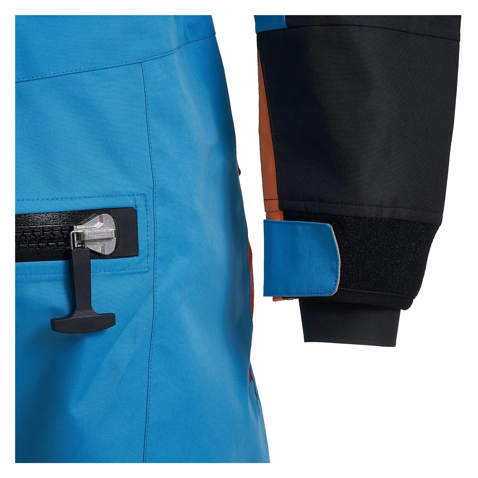 Traje seco impermeable para hombre, material transpirable, tela, surf y vela, 3 capas