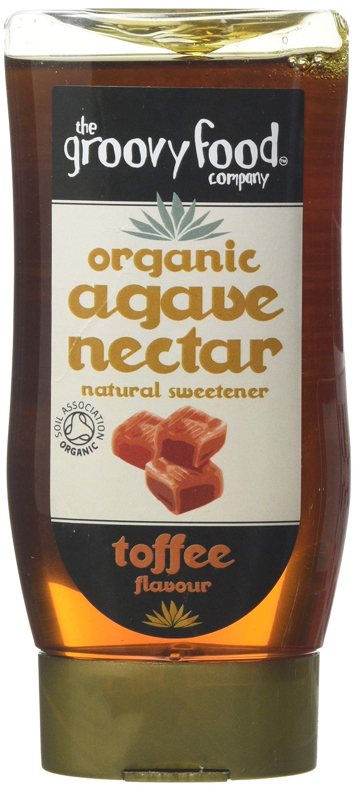 Organic Agave Nectar Toffee Flavour 250ml, (Bundle of 3)